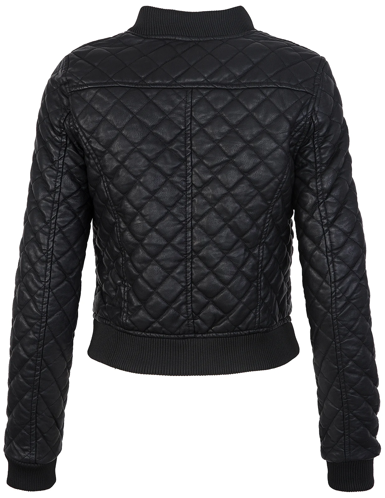 Damen Bomberjacke aus Kunstleder D-299 - Image 5