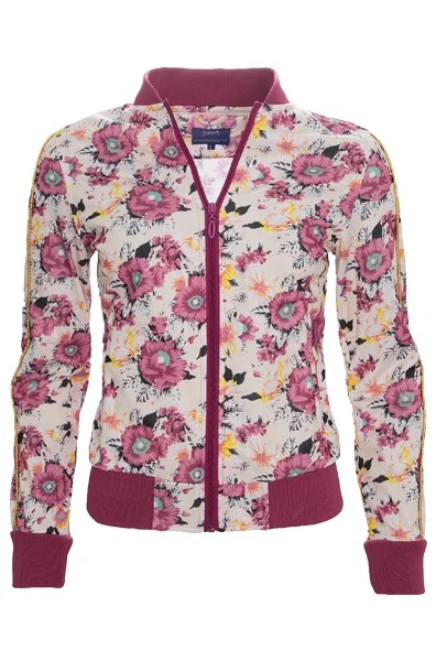 Damen Bomberjacke mit Blumen-Muster D-30