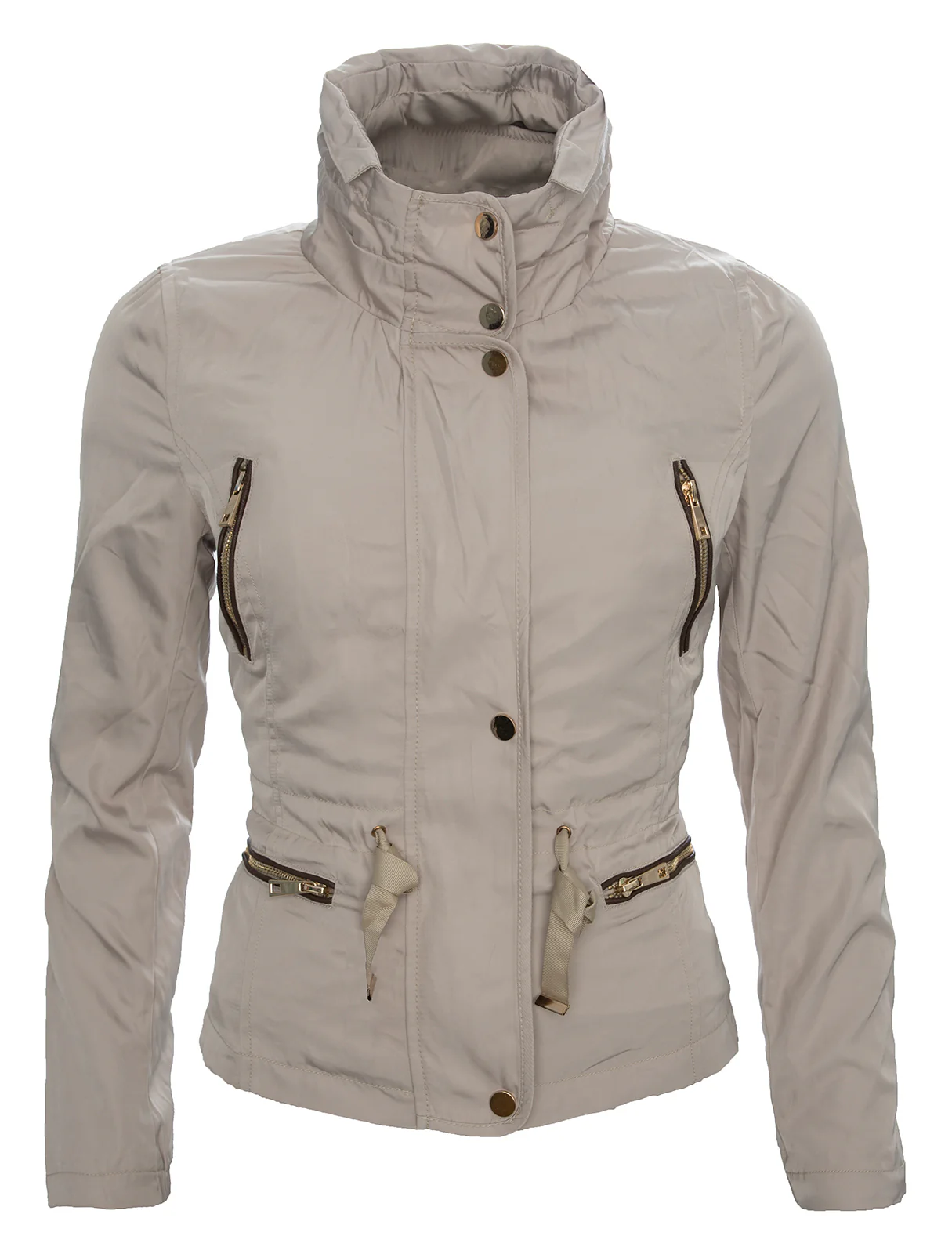 Damen Jacke Windbreaker Übergangsjacke Kapuze D-50 - Image 4