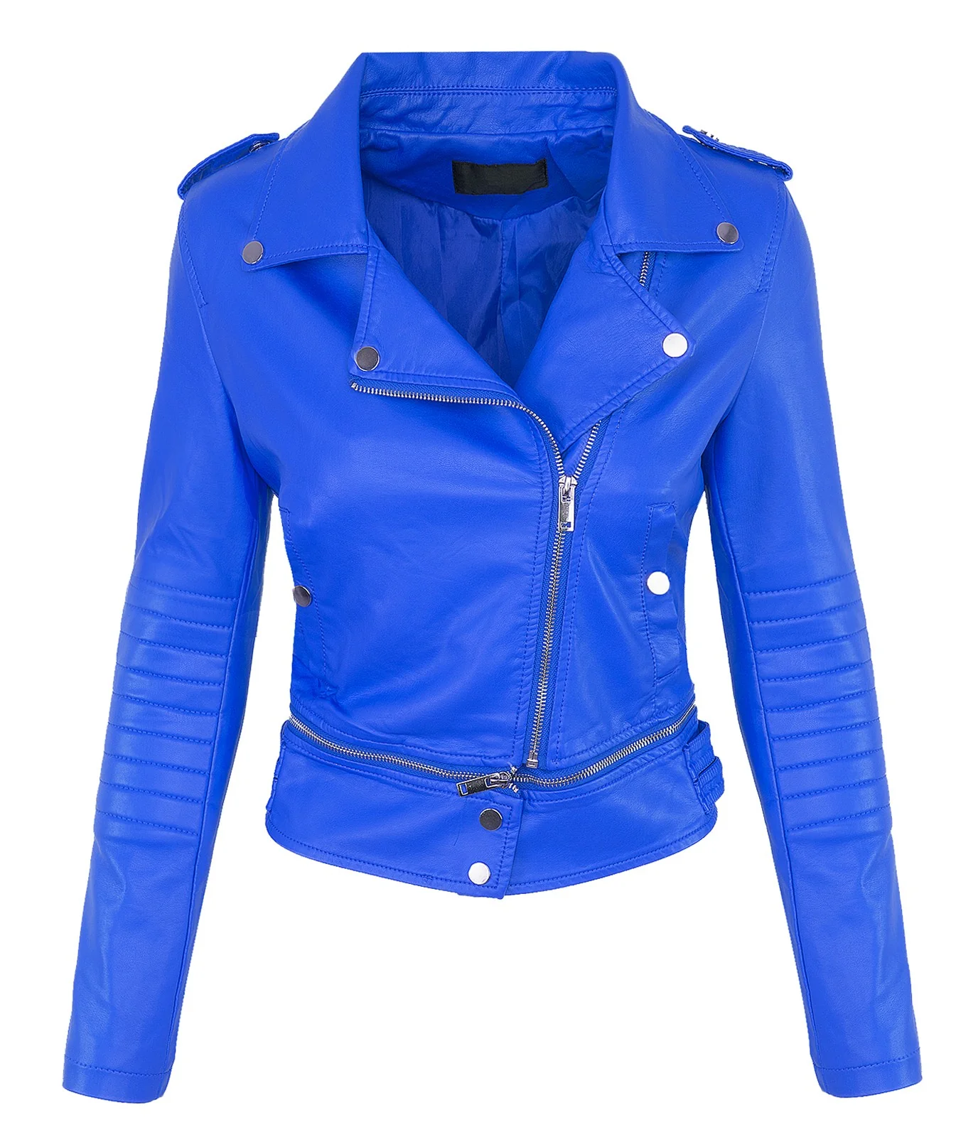 Damen Kunstlederjacke