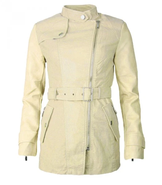 Damen Kunstleder Mantel Wildleder-Optik D-13 - Image 7