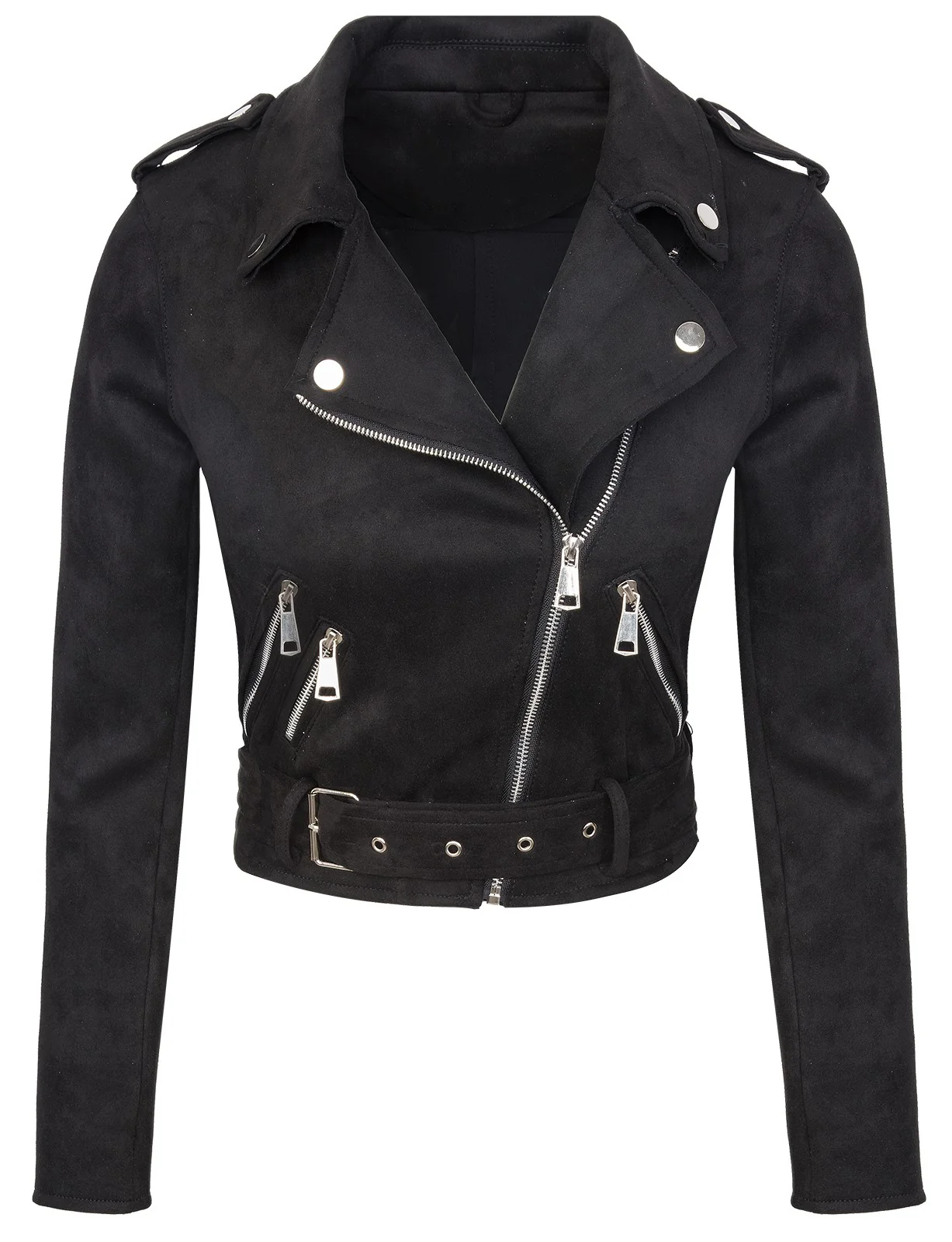 Damen Kunstlederjacke in Wildleder-Optik D-315 - Image 10