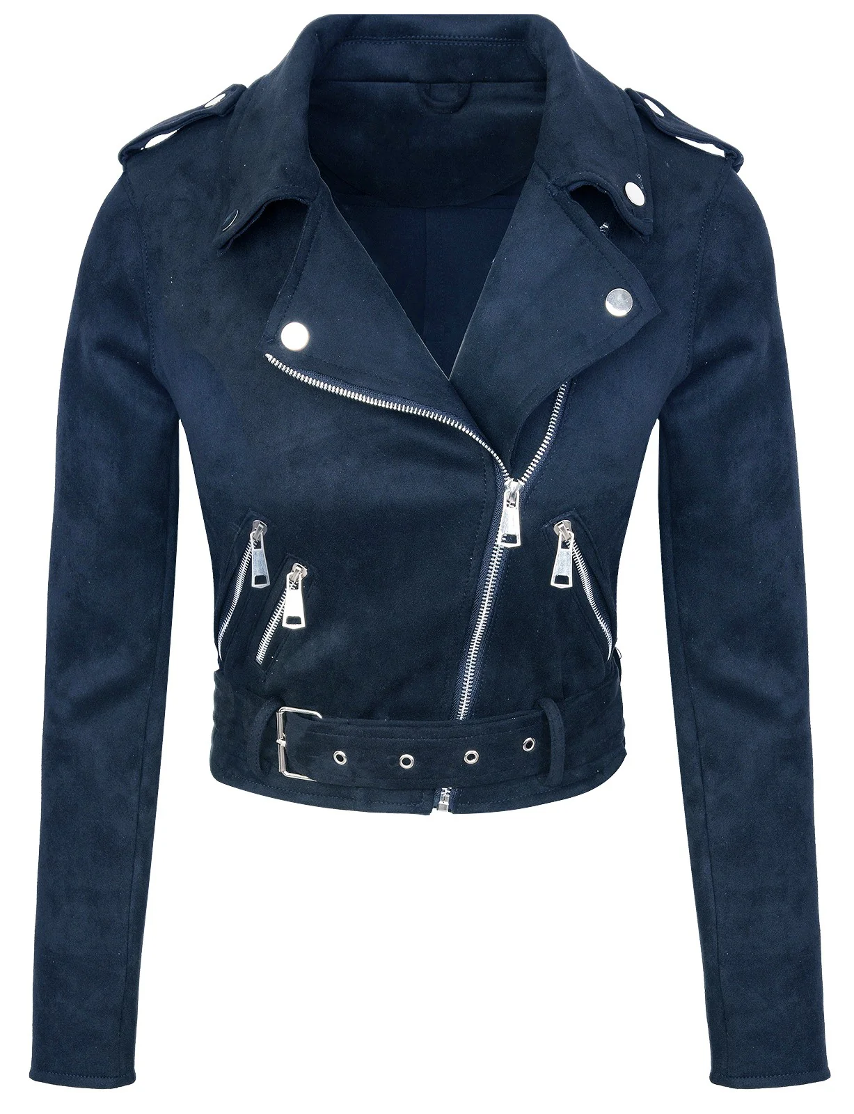Damen Kunstlederjacke in Wildleder-Optik D-315 - Image 13