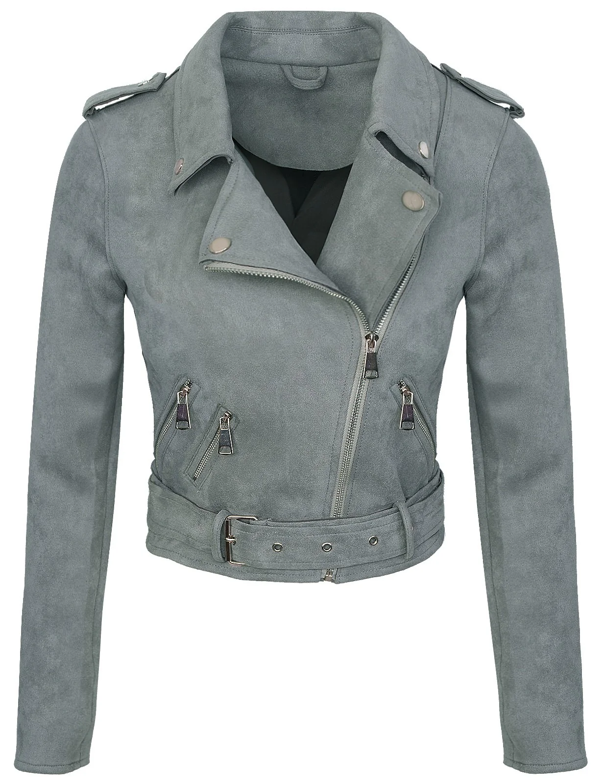 Damen Kunstlederjacke in Wildleder-Optik D-315 - Image 14