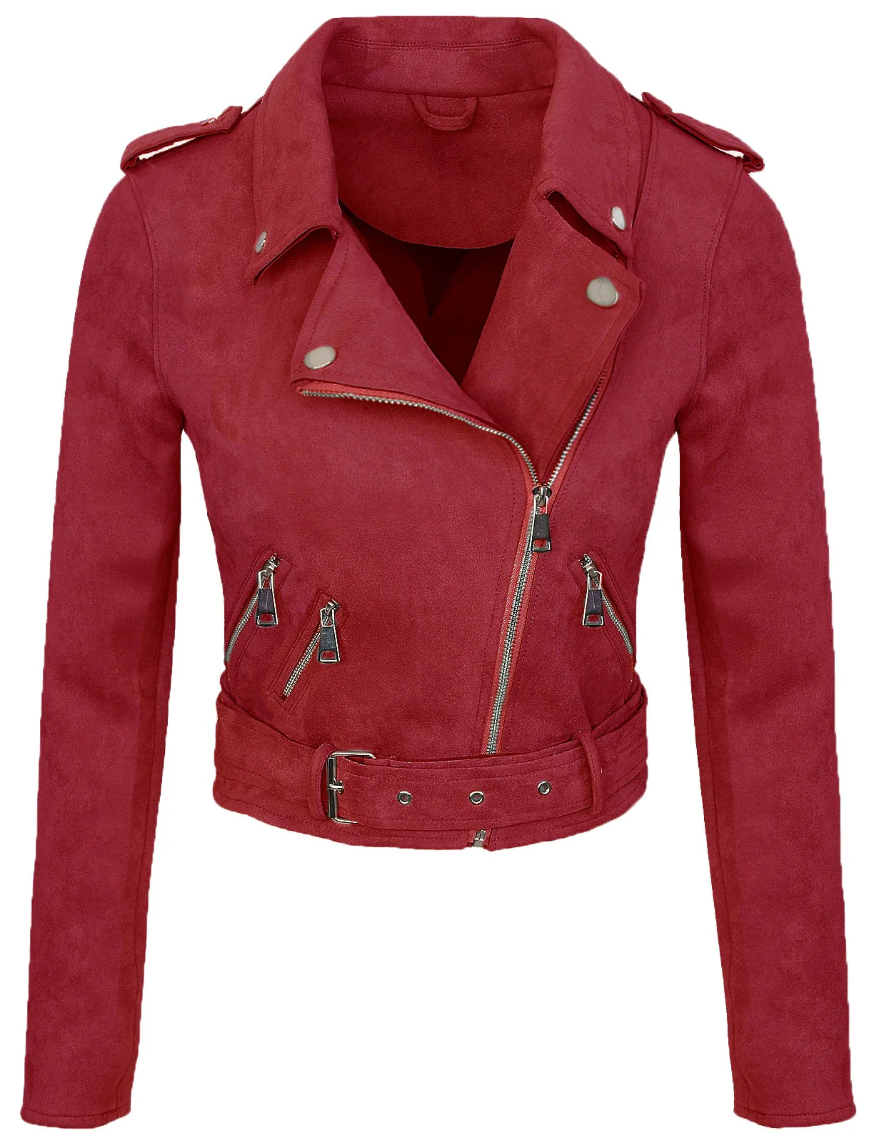 Damen Kunstlederjacke in Wildleder-Optik D-315 - Image 16