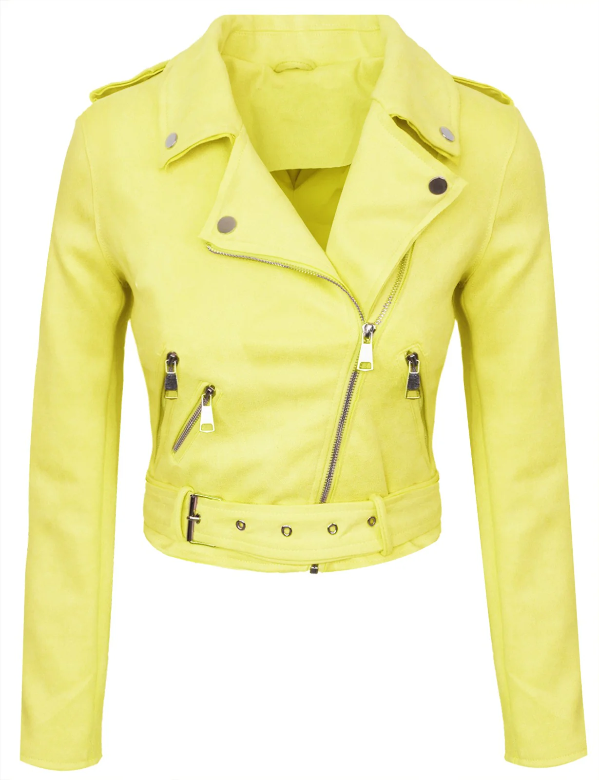 Damen Kunstlederjacke in Wildleder-Optik D-315 - Image 4