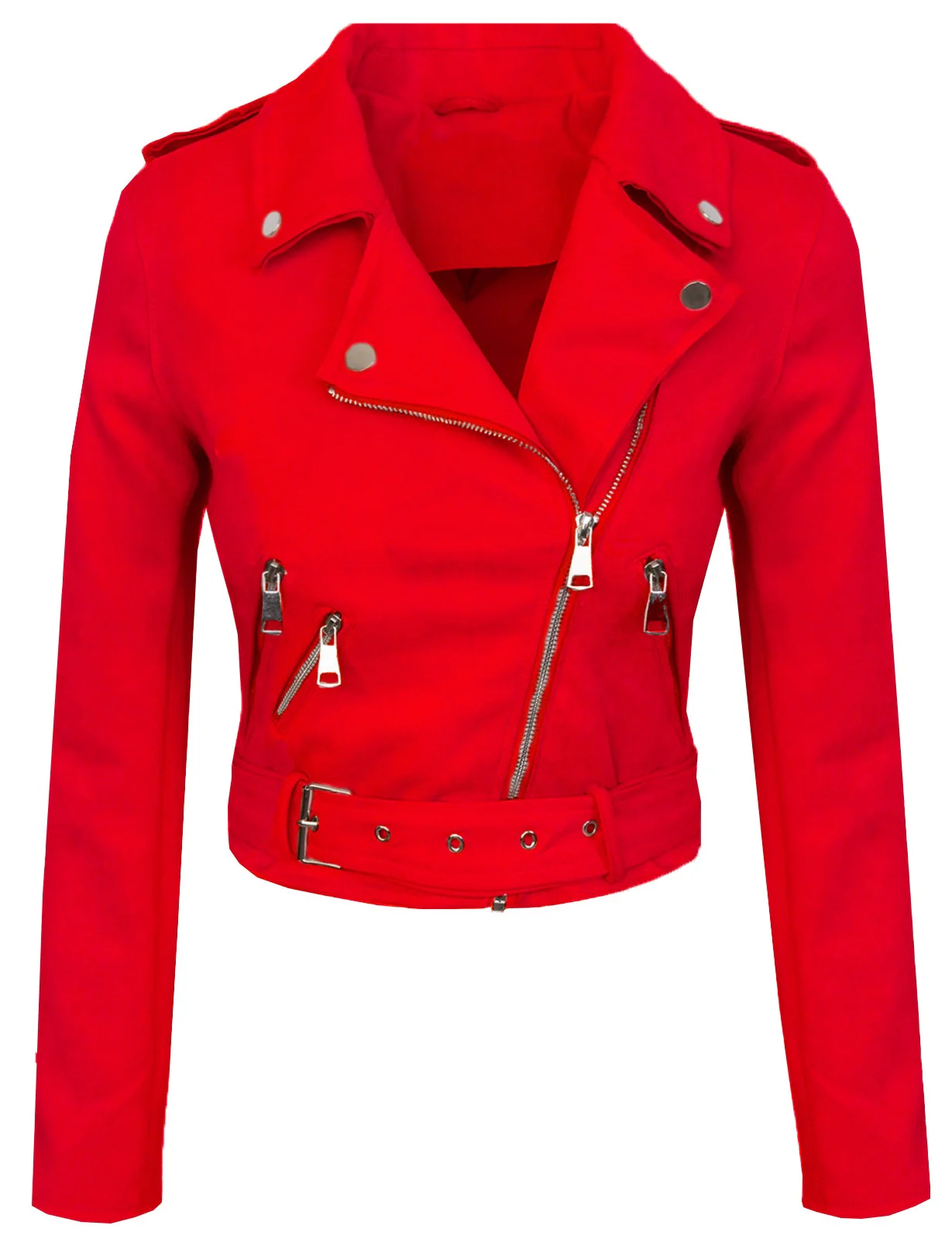 Damen Kunstlederjacke in Wildleder-Optik D-315 - Image 9