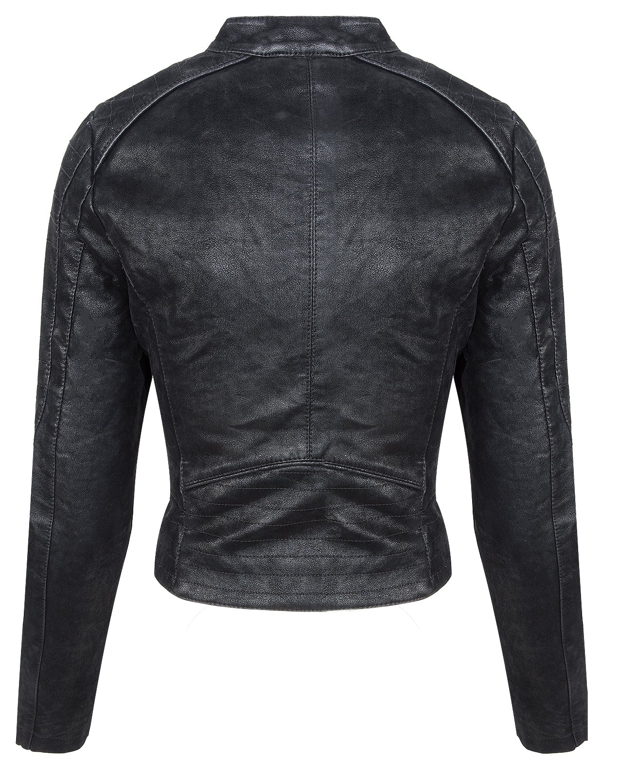Damen Kunstlederjacke in Wildleder-Optik D-335 - Image 3