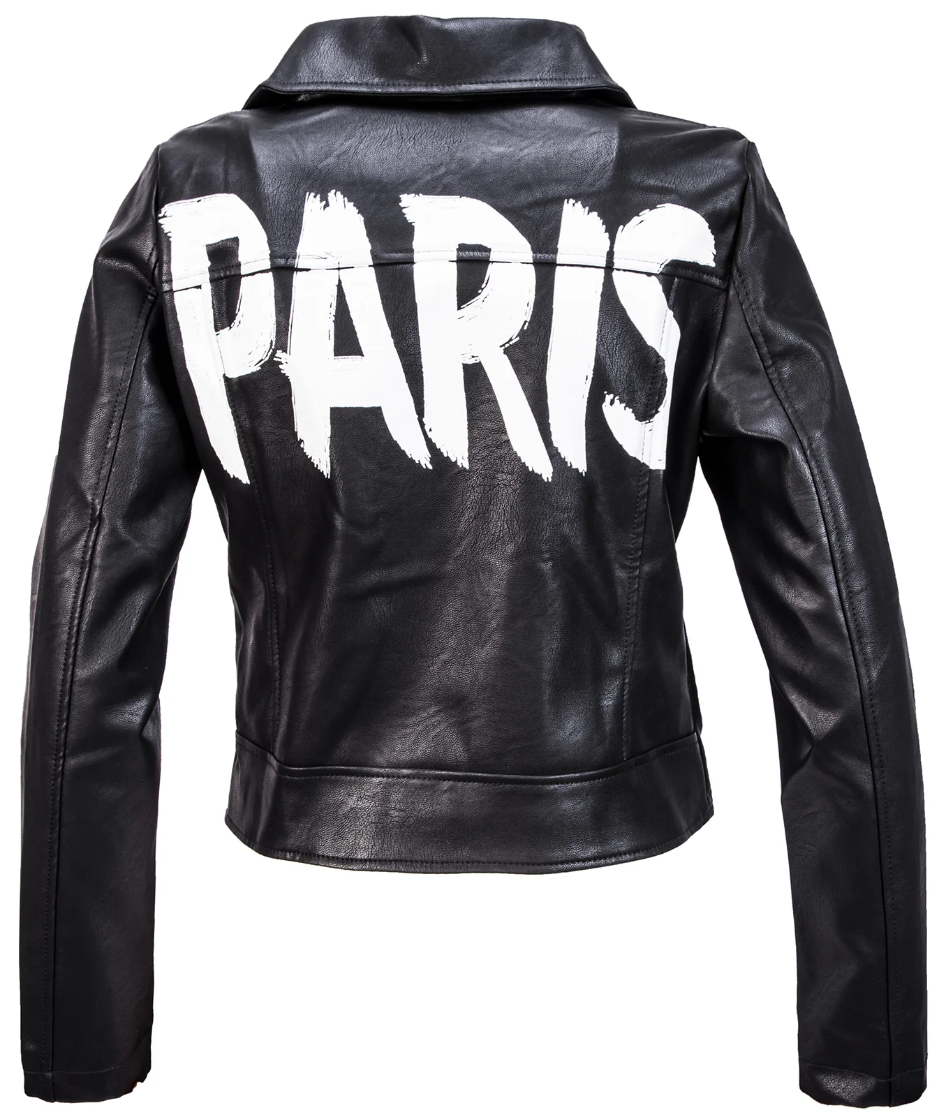 Damen Kunstlederjacke mit Print D-414 - Image 5