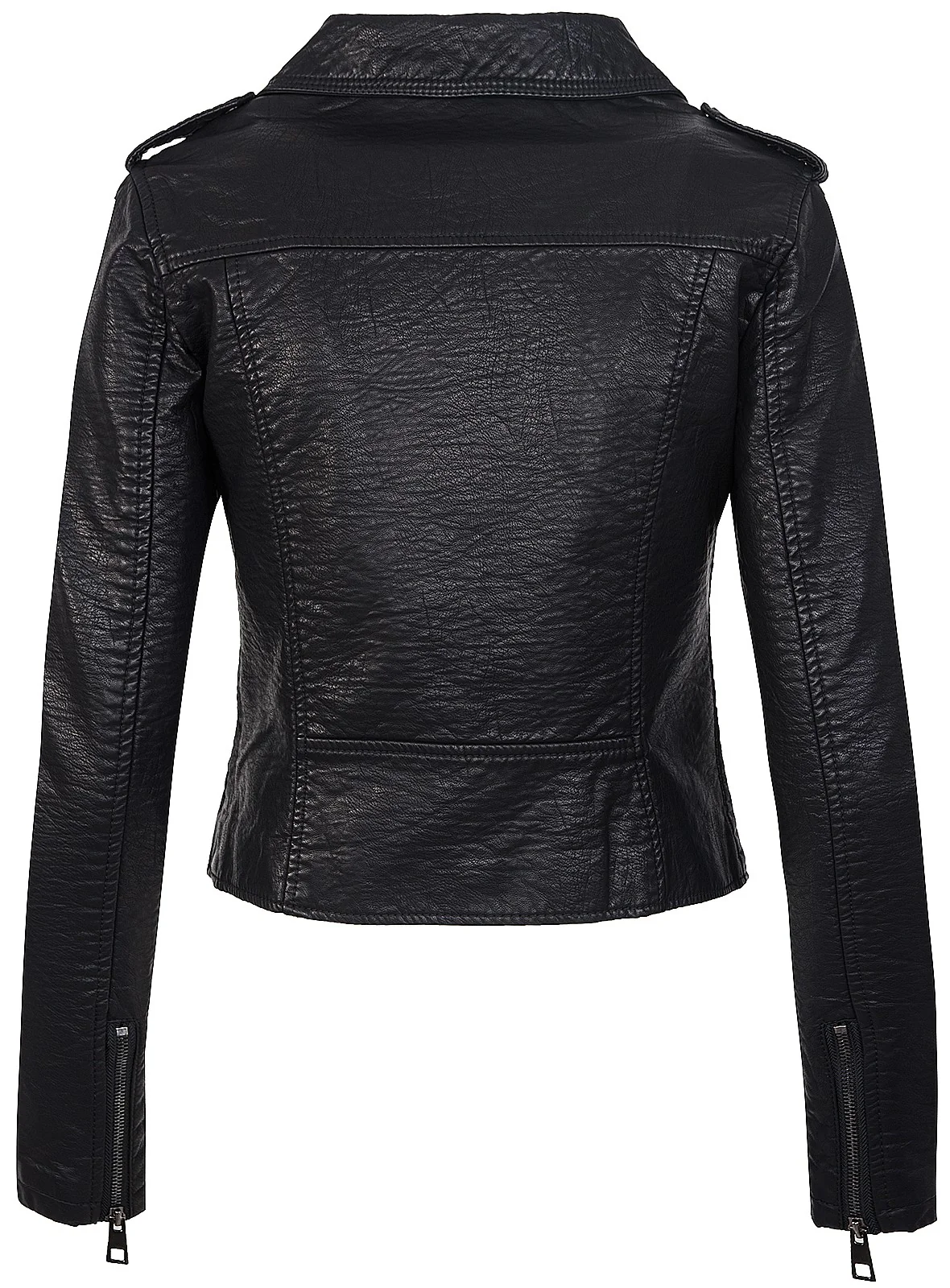 Damen Kunstlederjacke mit Reverskragen D-286 - Image 9