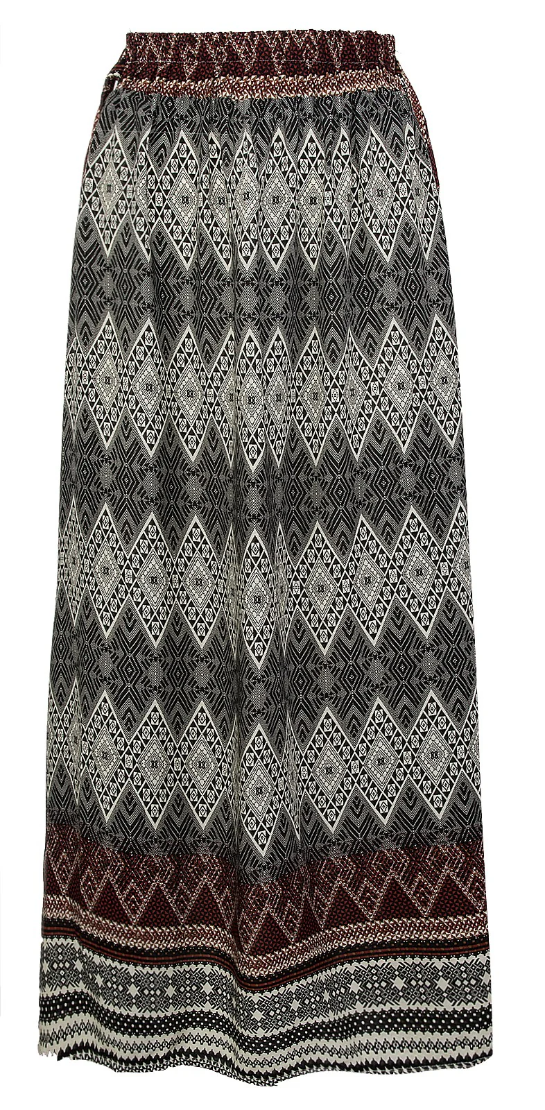 Damen Maxirock leichter langer Sommerrock Damenrock D-328 - Image 3