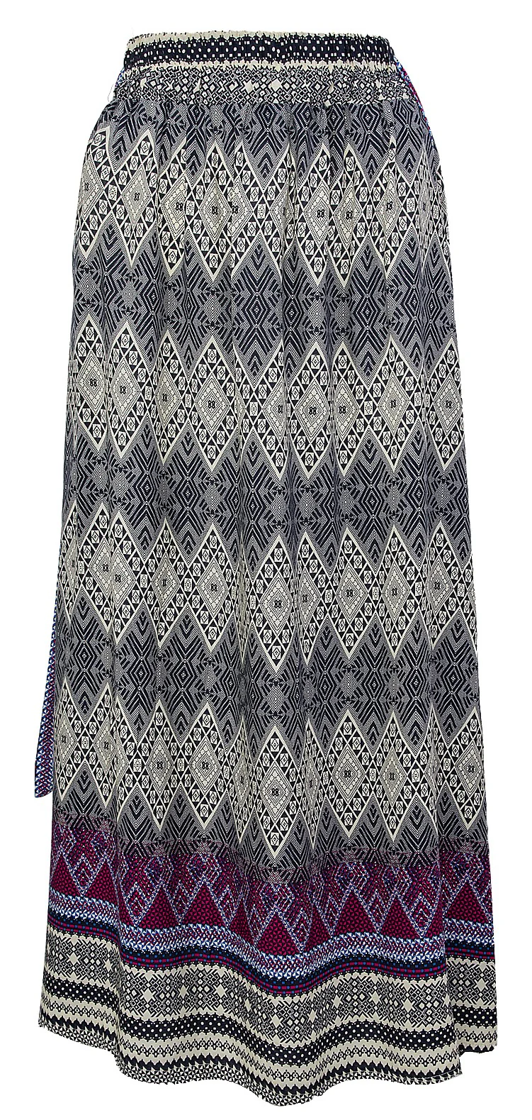 Damen Maxirock leichter langer Sommerrock Damenrock D-328 - Image 4