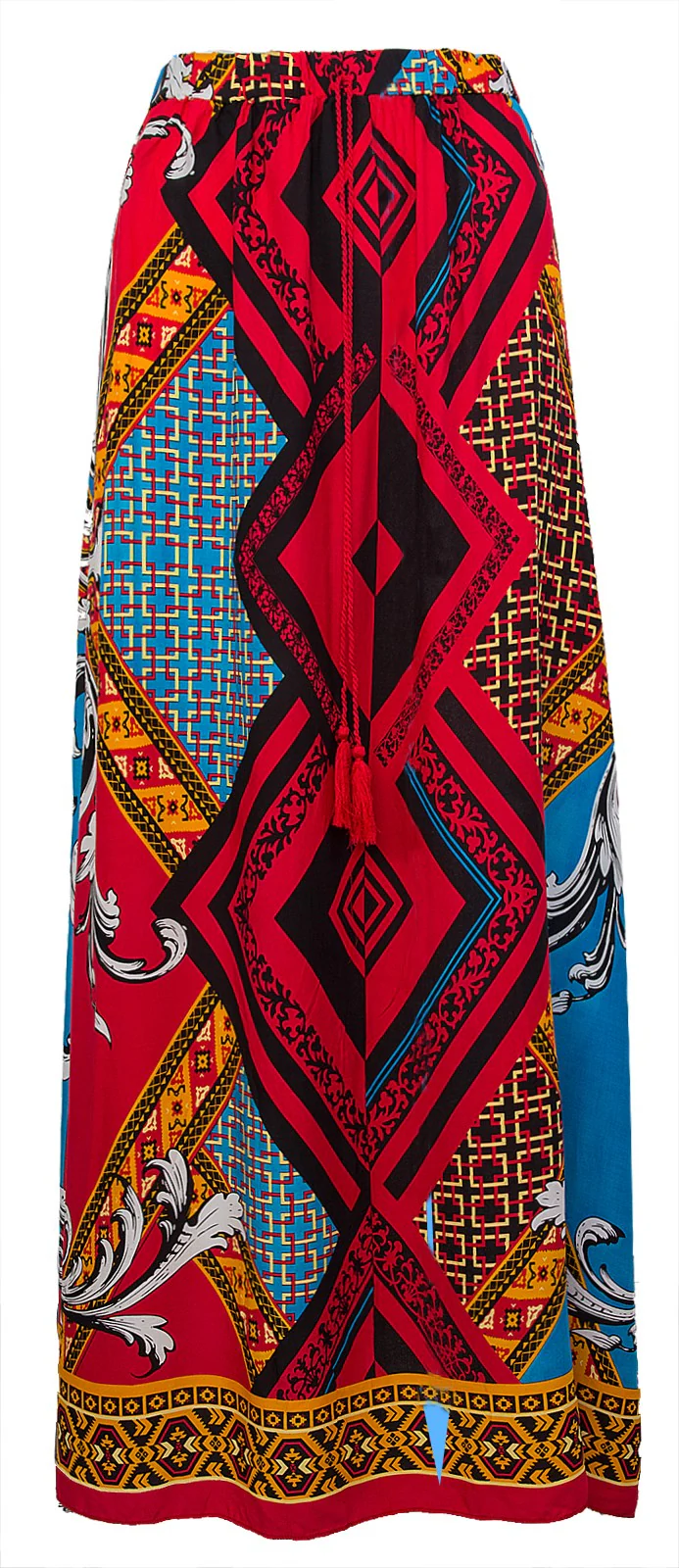 Damen Maxirock leichter langer Sommerrock Damenrock D-328 - Image 5