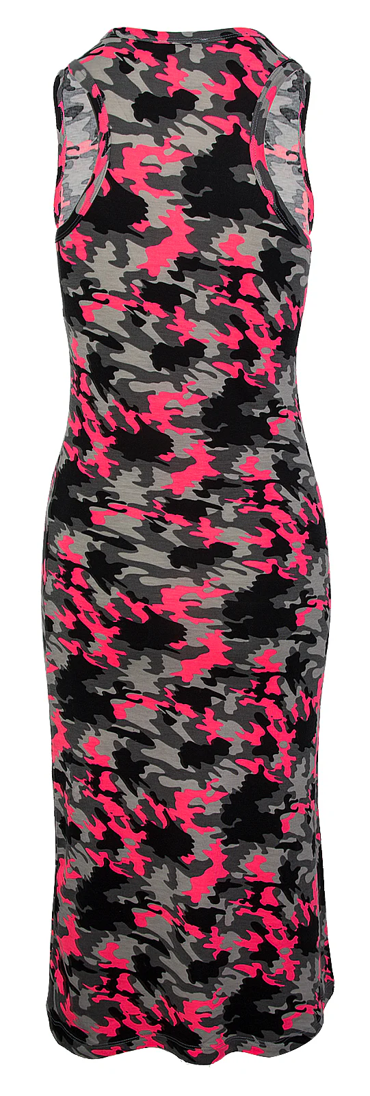 Damen Midikleid Sommer Kleid Camouflage D-333 - Image 4