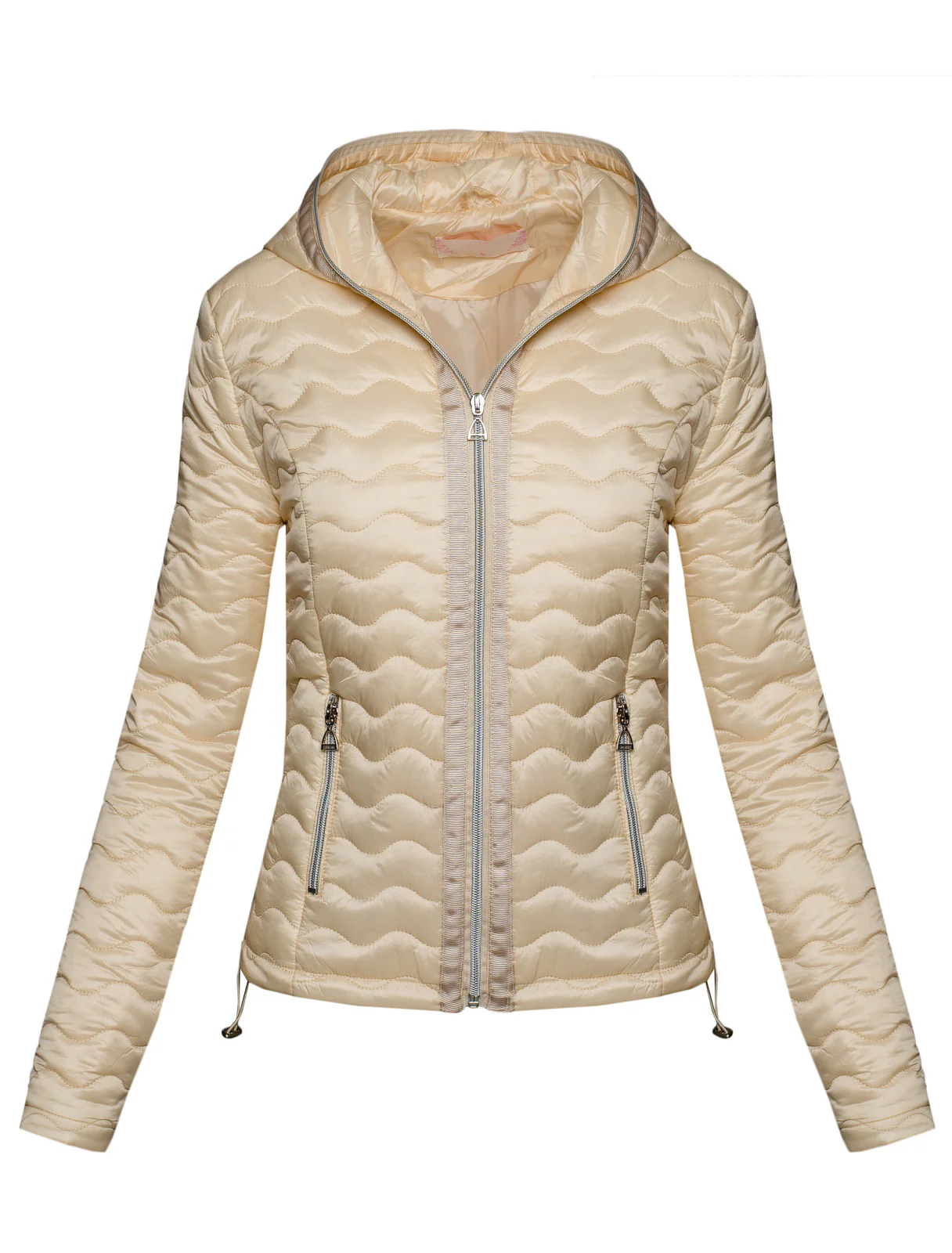 Damen Steppjacke mit kapuze D-215