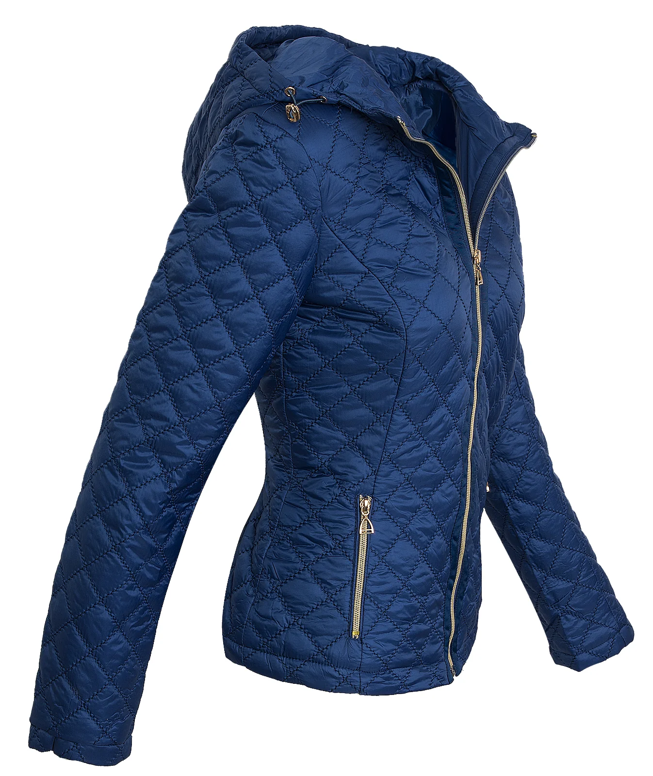 Damen Steppjacke mit Kapuze D-383 - Image 3