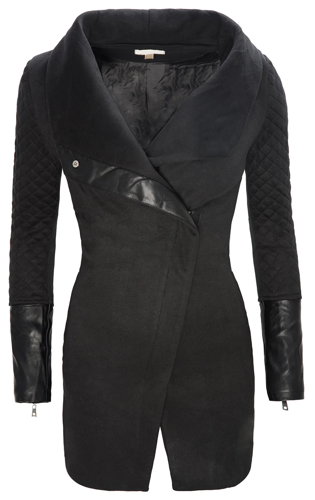 Damen Übergangsjacke Mantel mit Stehkragen D-125 - Image 5
