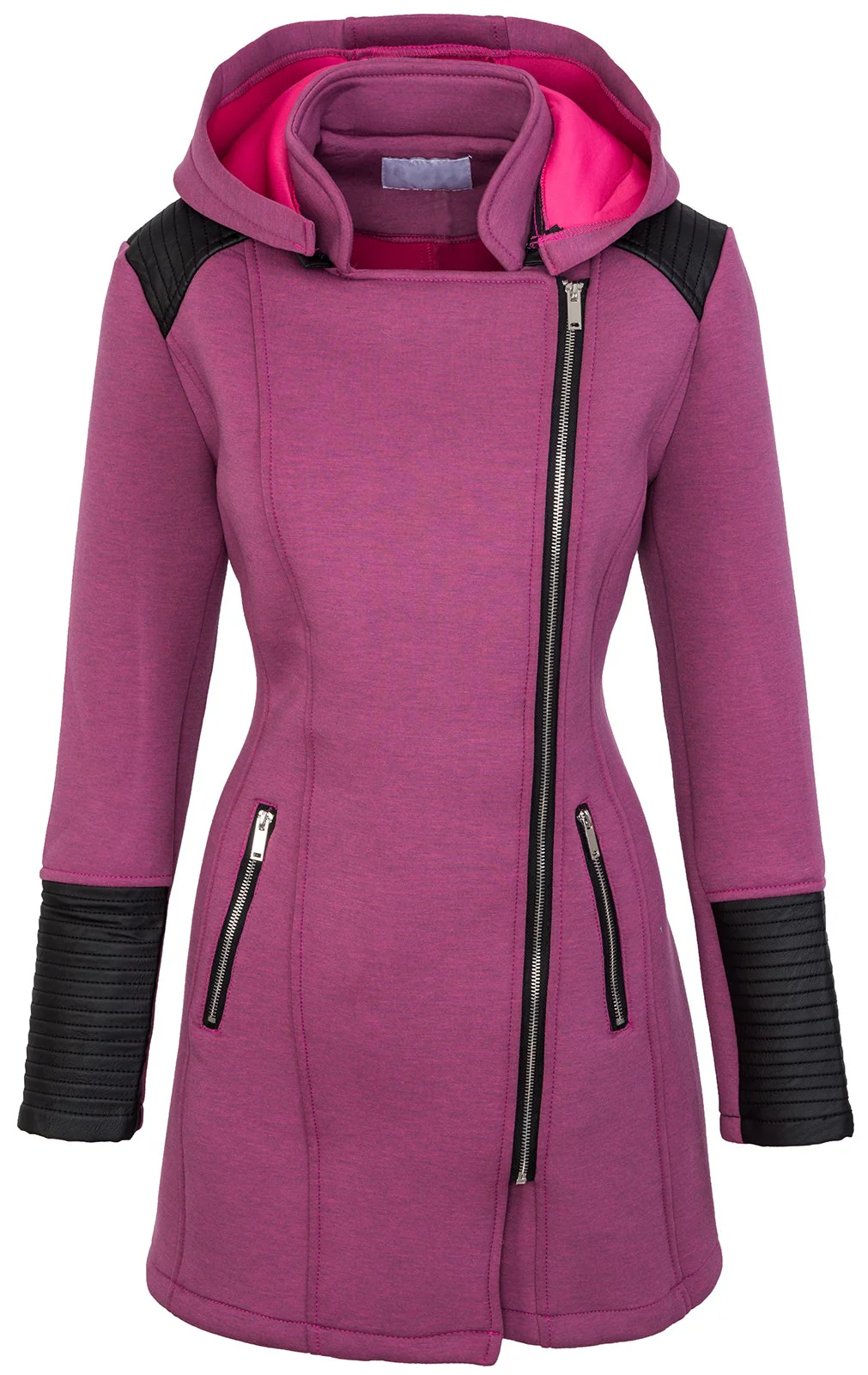 Damen Übergangsjacke mit Kapuze D-248 - Image 6