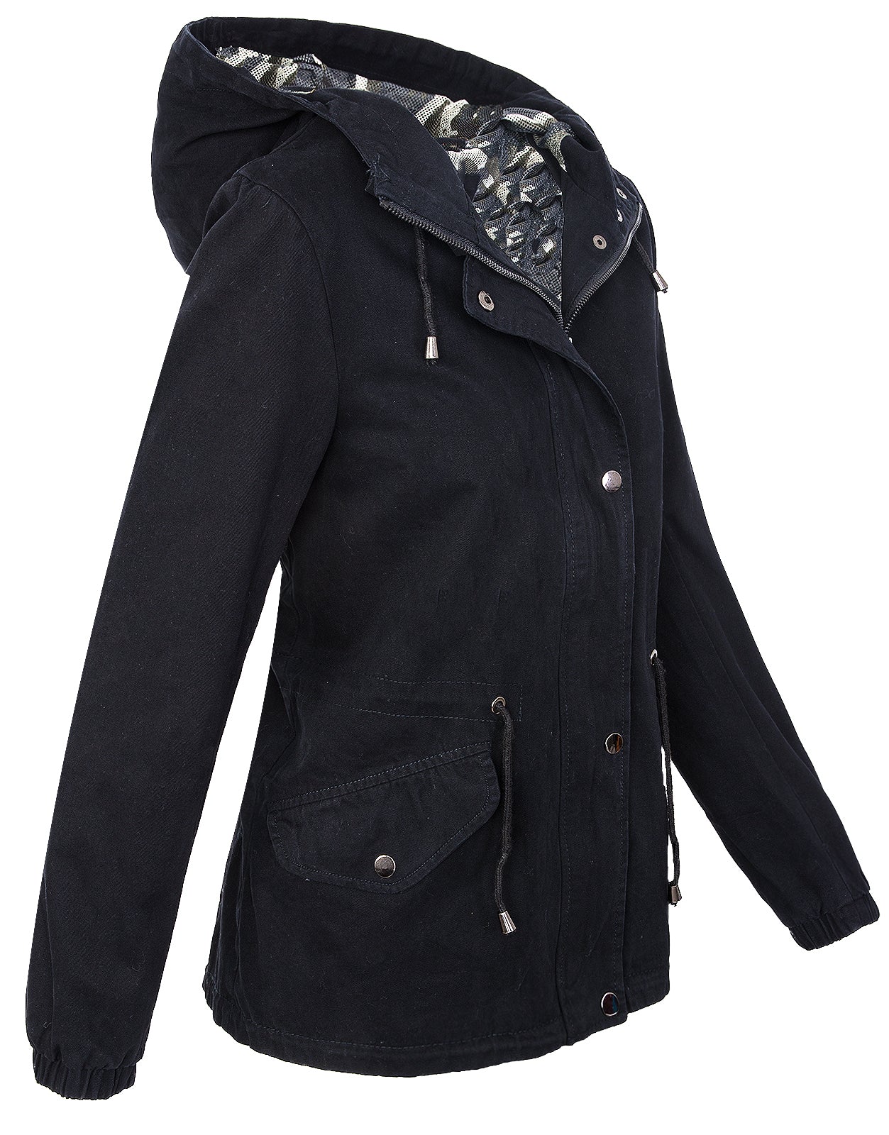 Damen Übergangsjacke mit Kapuze D-278 - Image 3