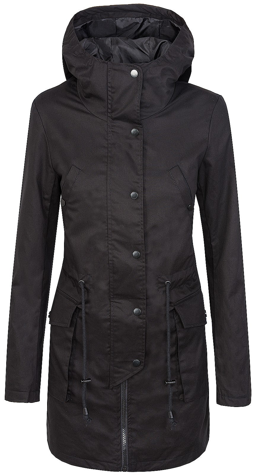 Damen Übergangsmantel Windbreaker mit Kapuze D-368 - Image 4