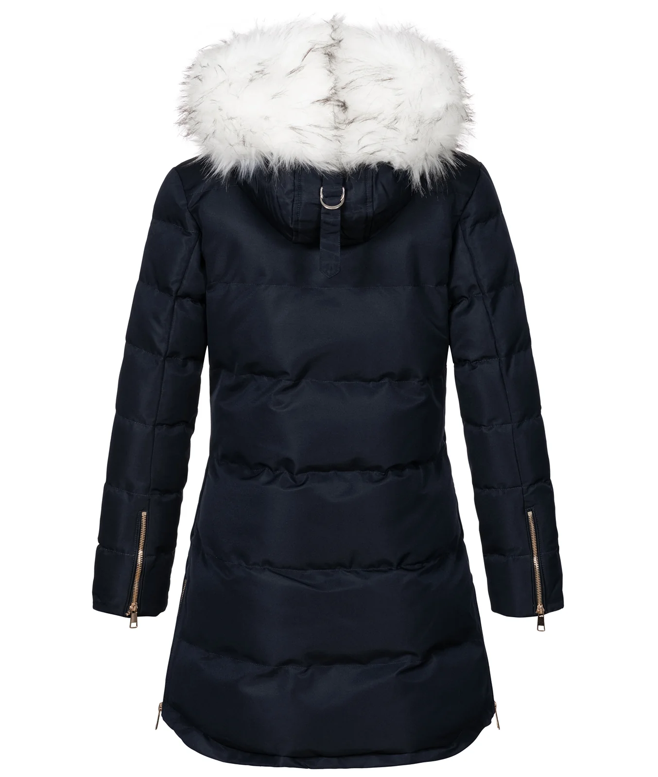 Damen Winter Jacke mit Kunstfellkragen D-452 - Image 11