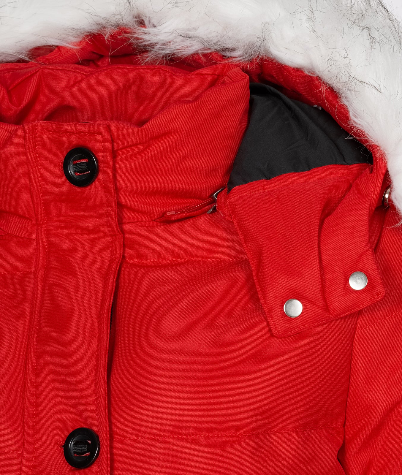 Damen Winter Jacke mit Kunstfellkragen D-452 - Image 5