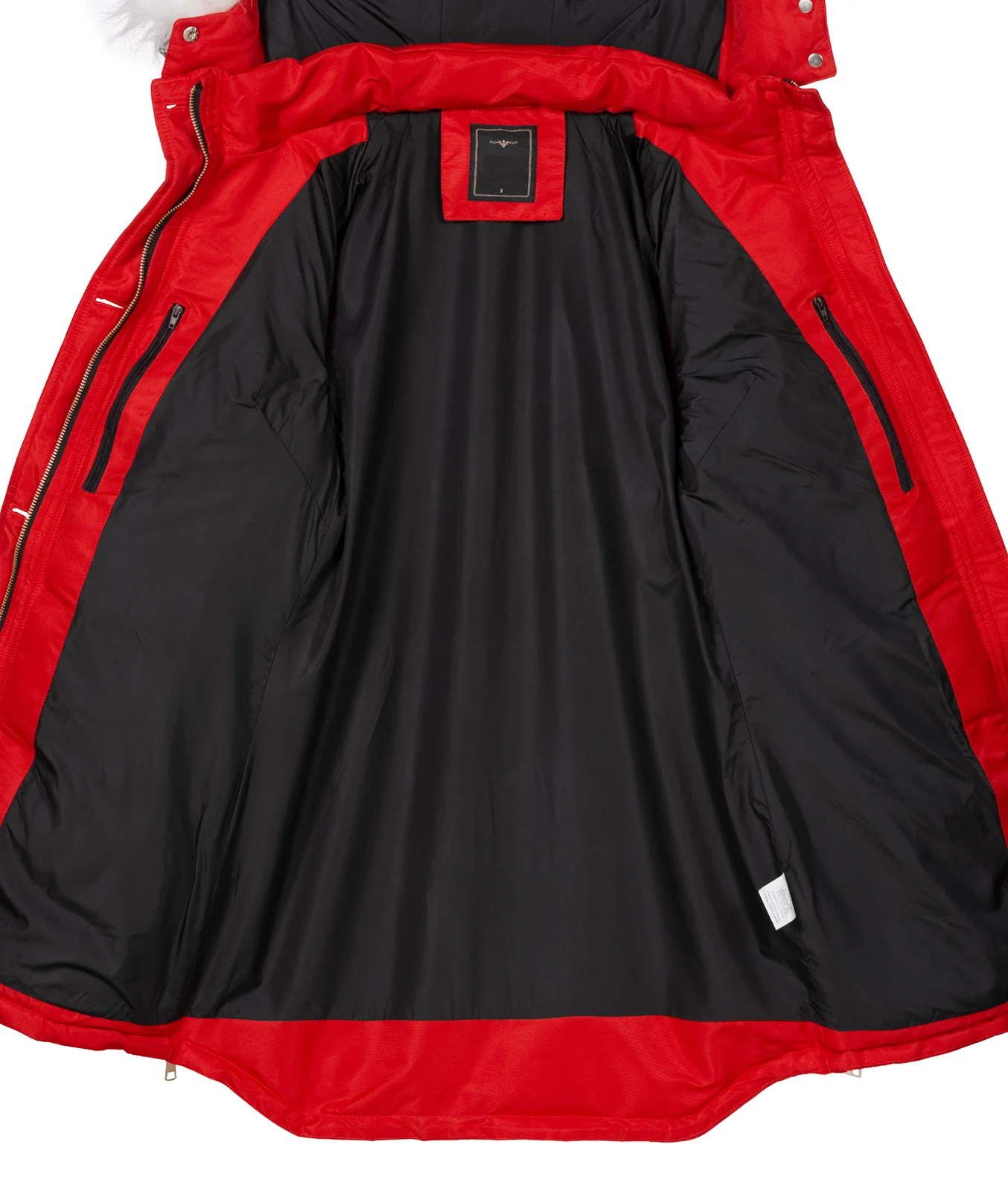 Damen Winter Jacke mit Kunstfellkragen D-452 - Image 8