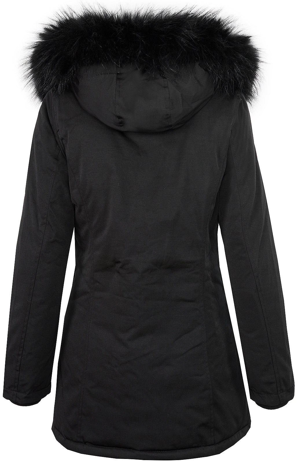 Damen Winter Jacke Parka Echtpelz D-218 - Image 3