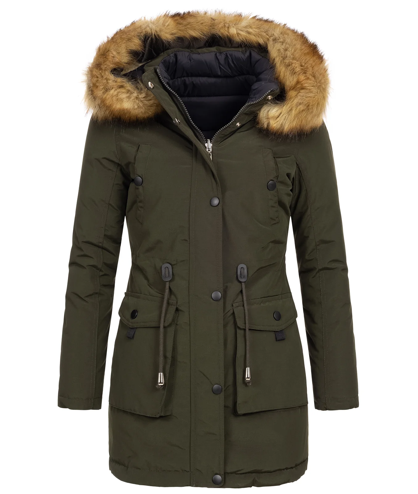 Damen Winter Jacke Wende-Steppjacke D-428 - Image 10