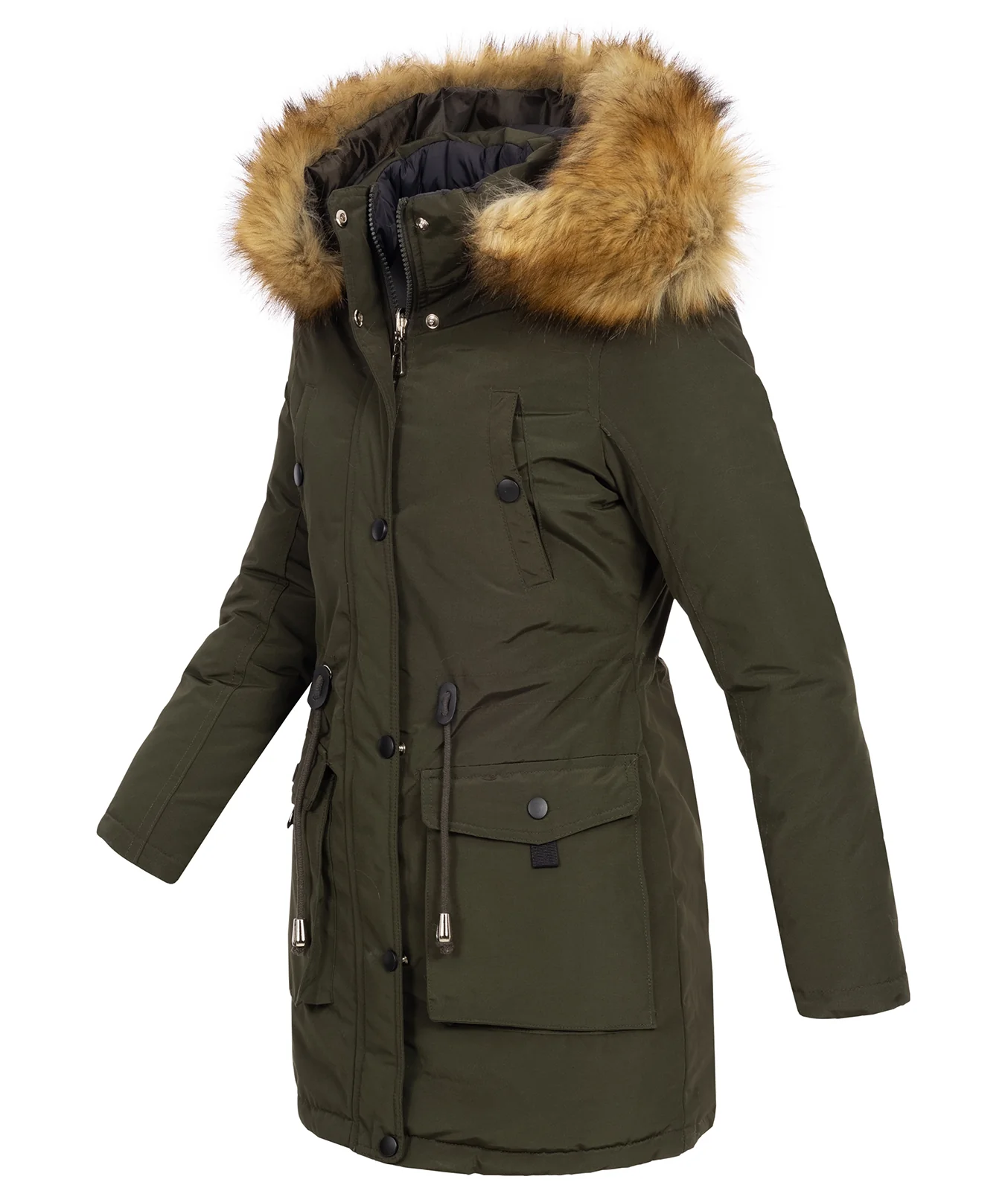 Damen Winter Jacke Wende-Steppjacke D-428 - Image 11