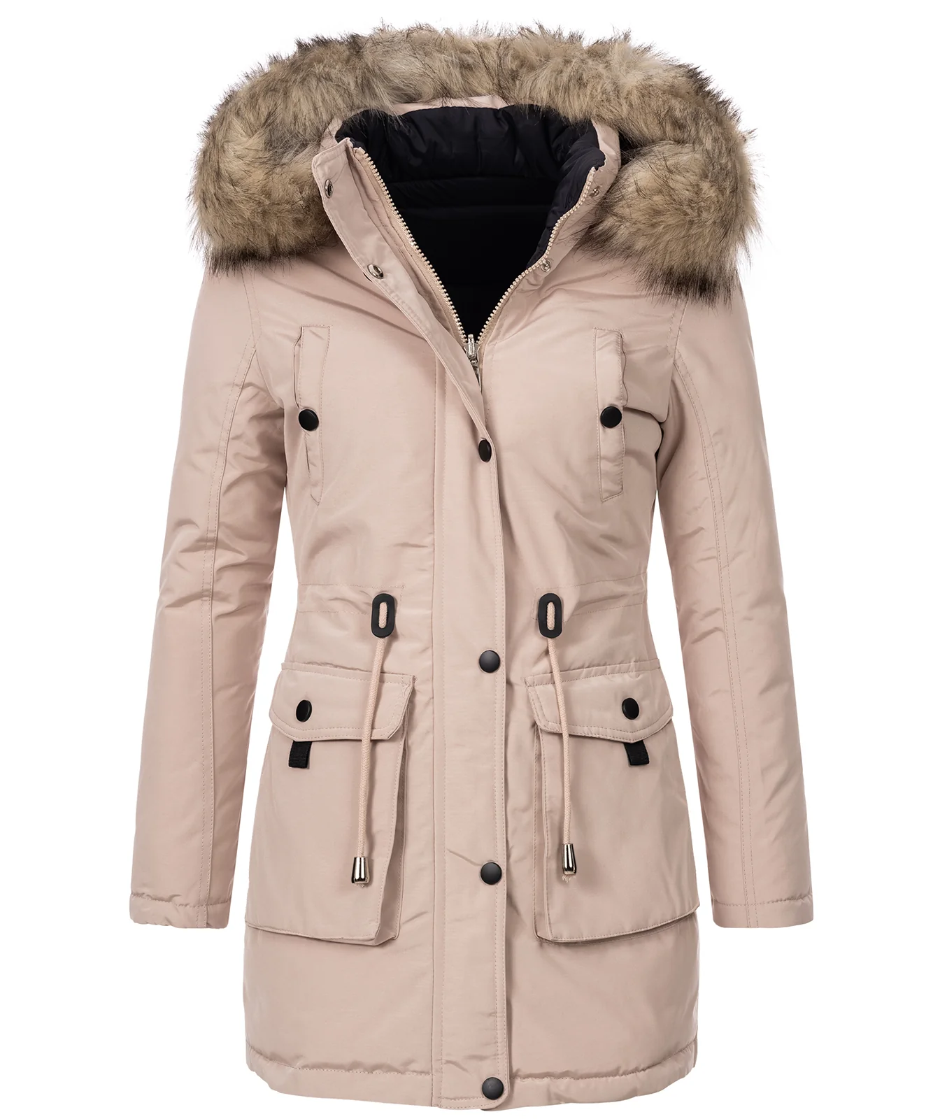 Damen Winter Jacke Wende-Steppjacke D-428 - Image 14
