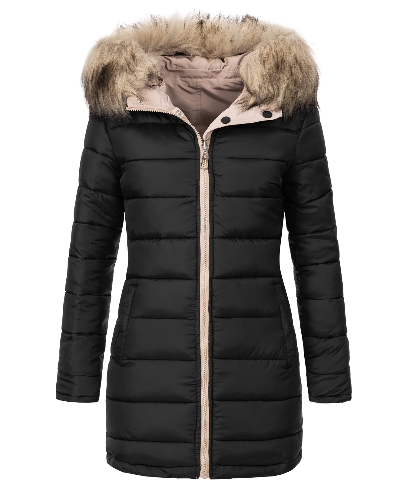 Damen Winter Jacke Wende-Steppjacke D-428 - Image 15