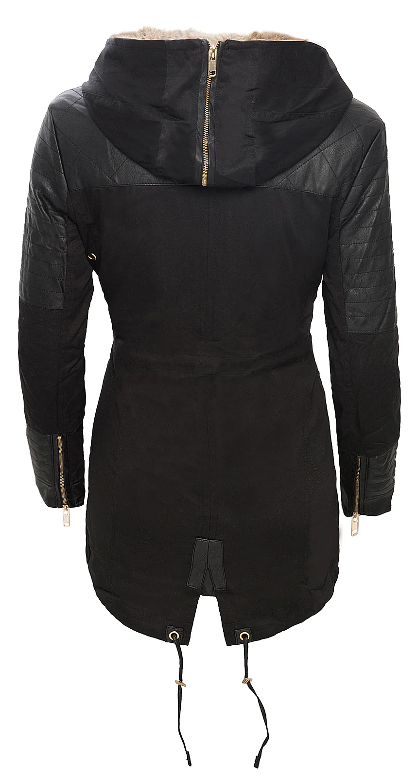Damen Winter Parka mit Teddyfell-Futter D-88 - Image 4