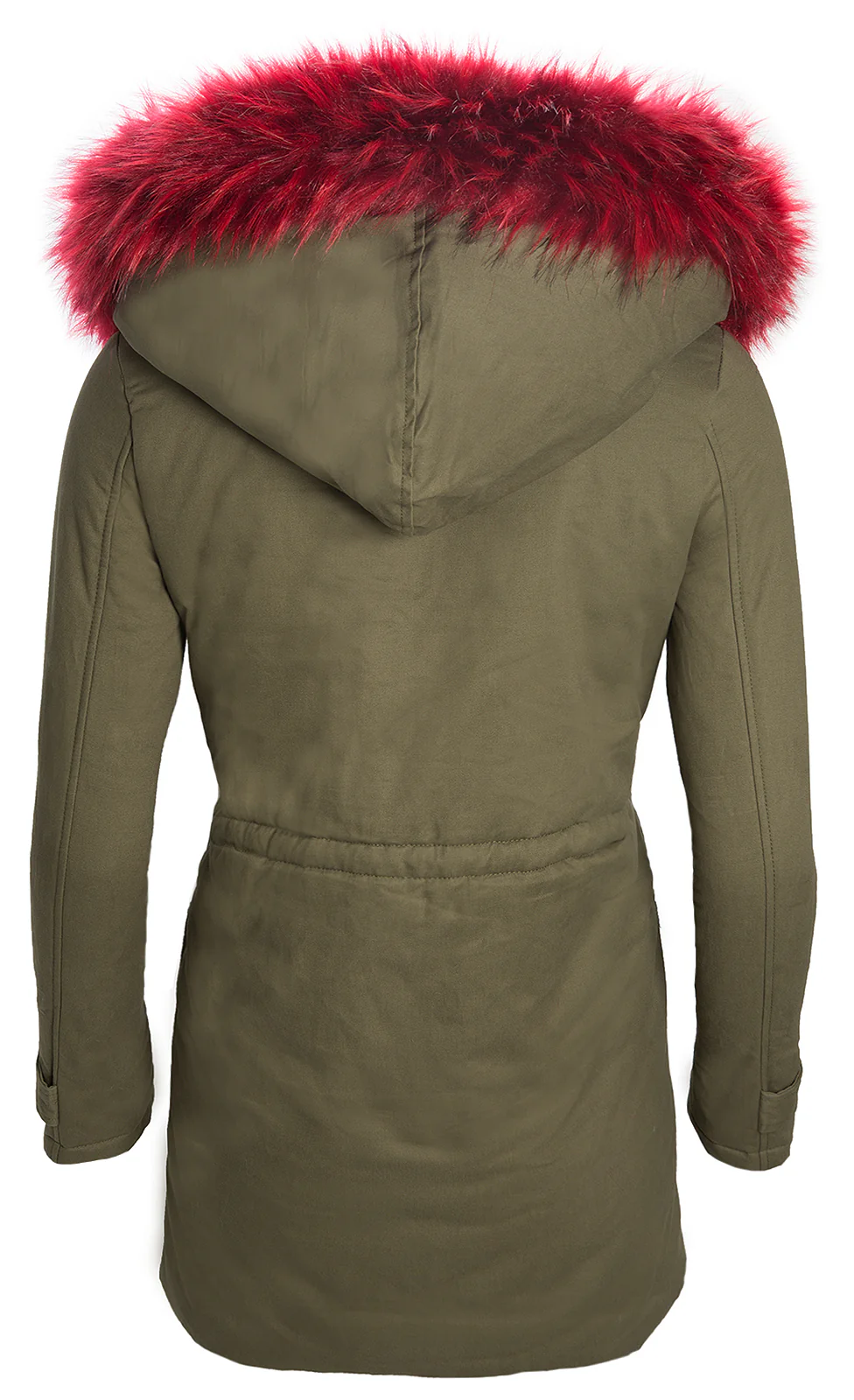 Damen Winter Parka mit XXL-Kunstfellkragen D-122 - Image 4