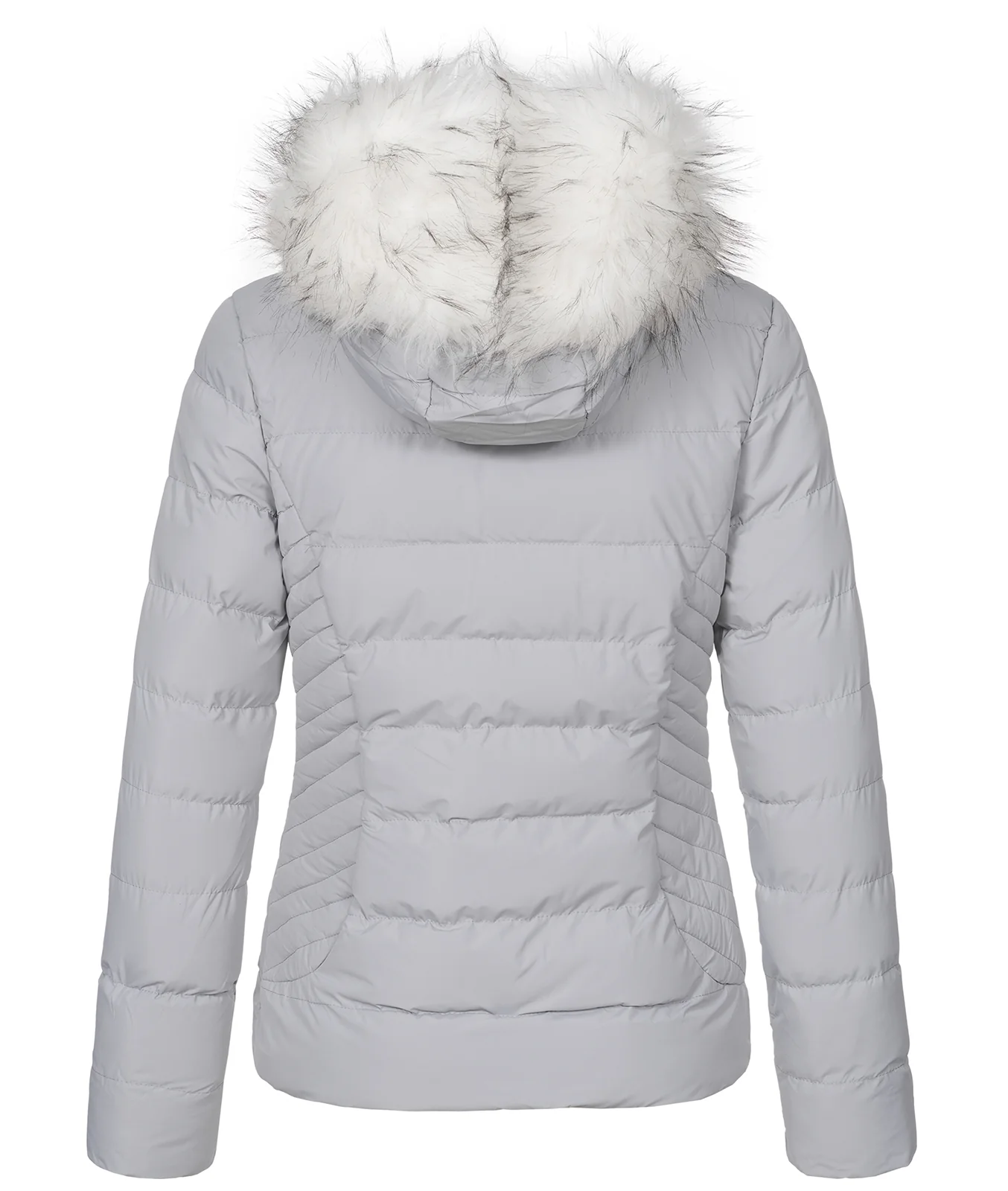 Damen Winter Steppjacke mit Kunstfellkragen D-453 - Image 16