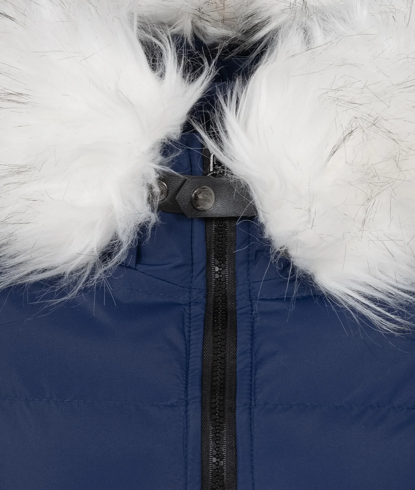 Damen Winter Steppjacke mit Kunstfellkragen D-453 - Image 5