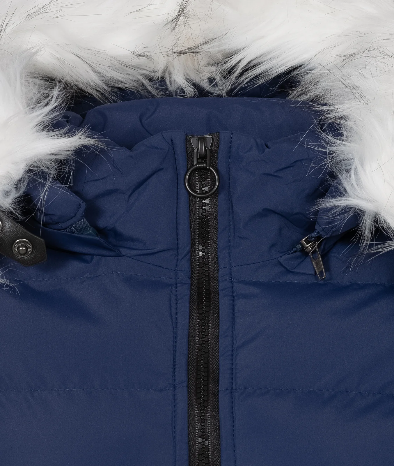 Damen Winter Steppjacke mit Kunstfellkragen D-453 - Image 6