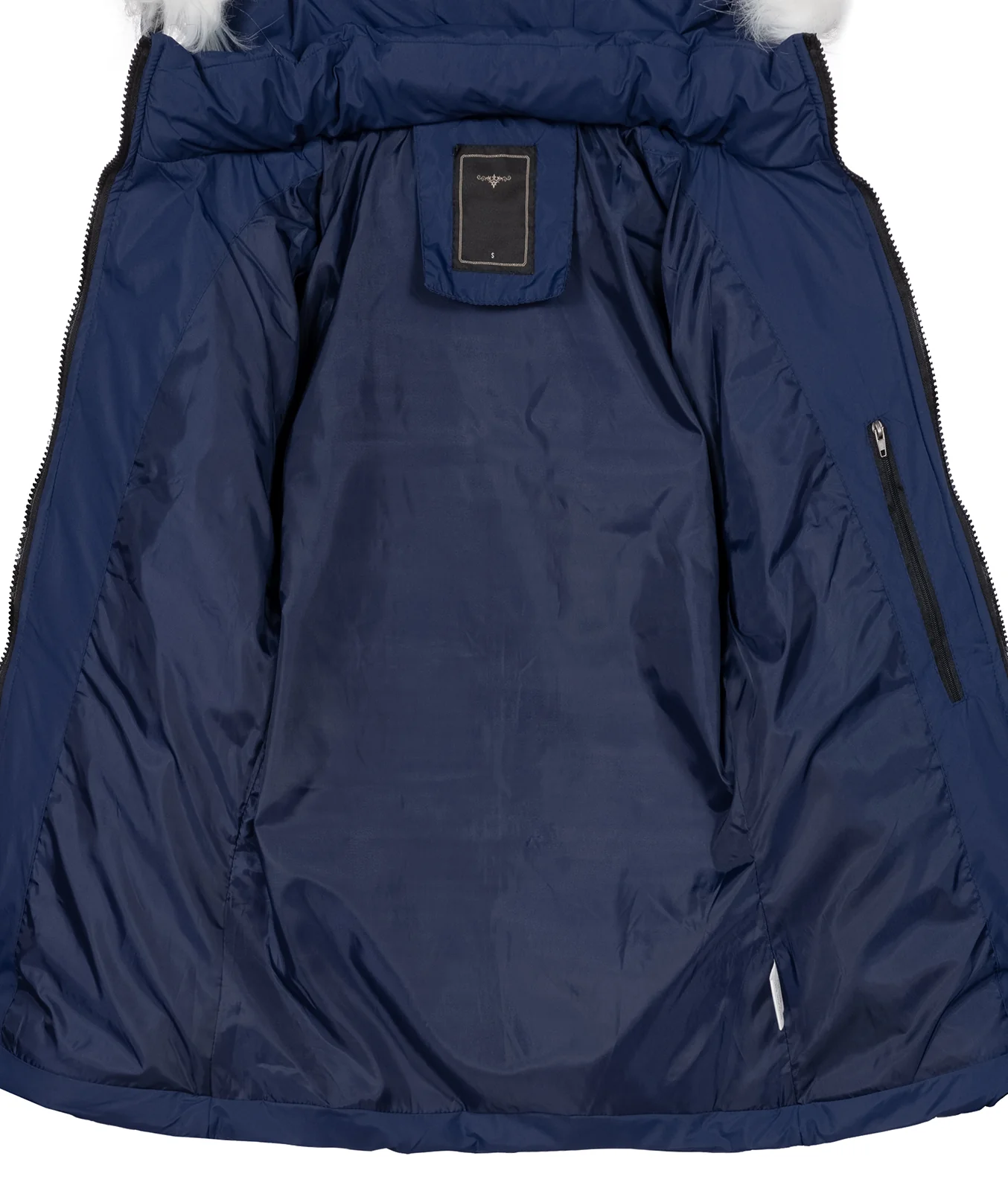 Damen Winter Steppjacke mit Kunstfellkragen D-453 - Image 7
