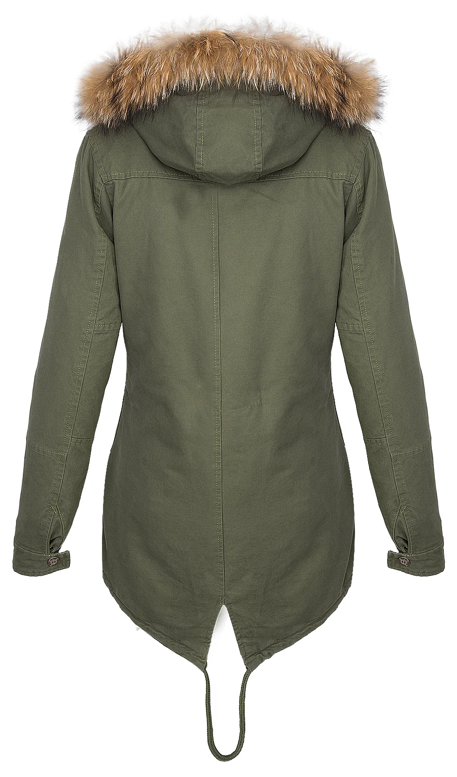Damen Winterjacke Parka mit Echt-Pelz D-386 - Image 3
