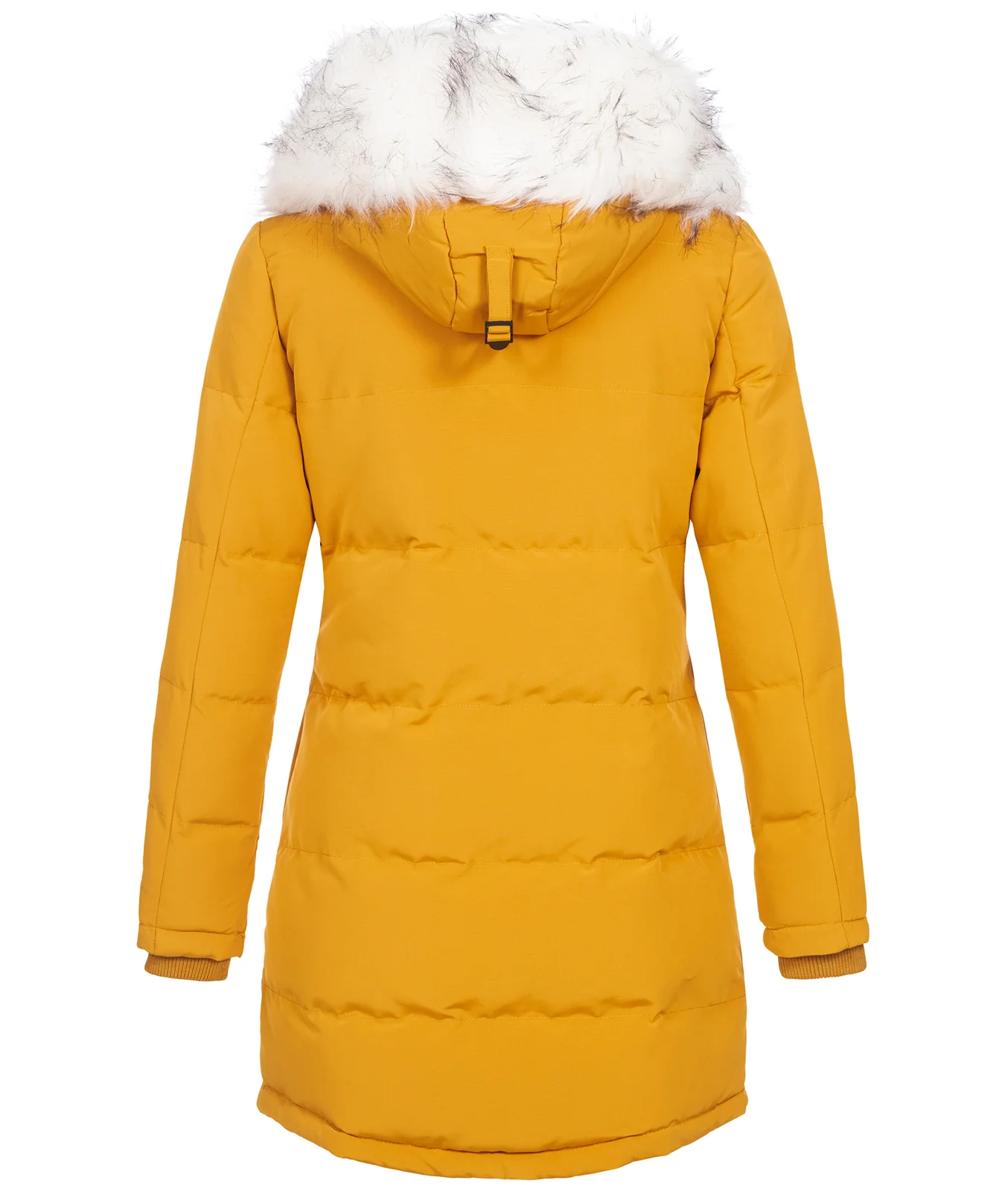 Damen Winterjacke Parka mit Kunstfellkragen D-429 - Image 3