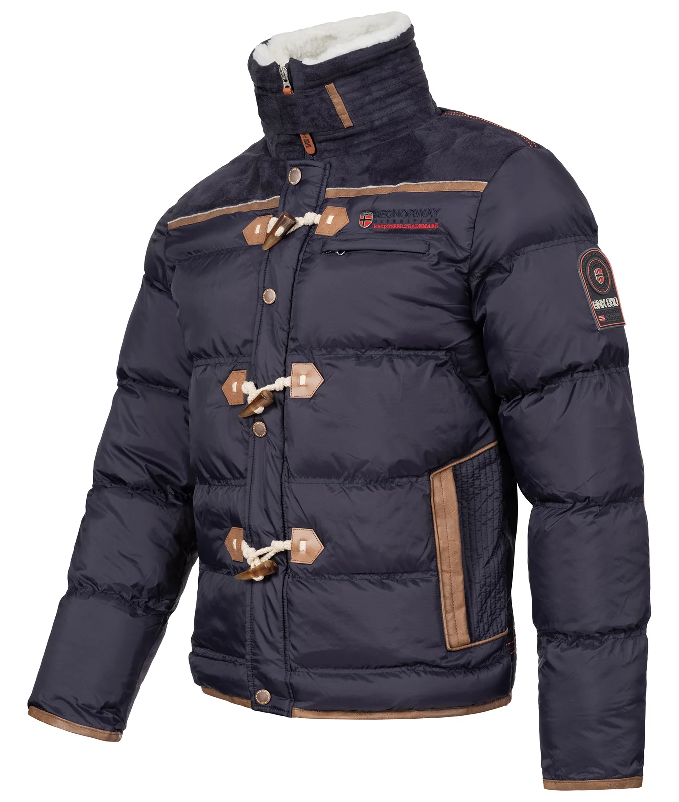 Geographical Norway Herren Winter Jacke Teddyfellkragen H-212 - Image 5