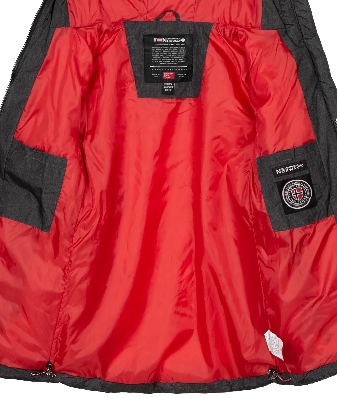 Geographical Norway Damen Winter Jacke mit Kapuze D-457 - Image 8