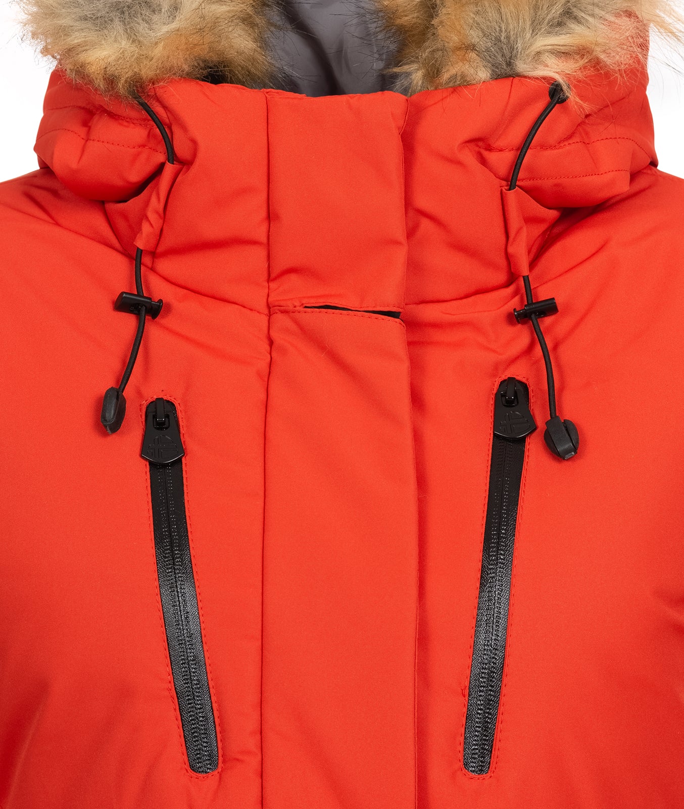 Geographical Norway Damen Winter Jacke mit Kunstfellkragen D-437 - Image 5