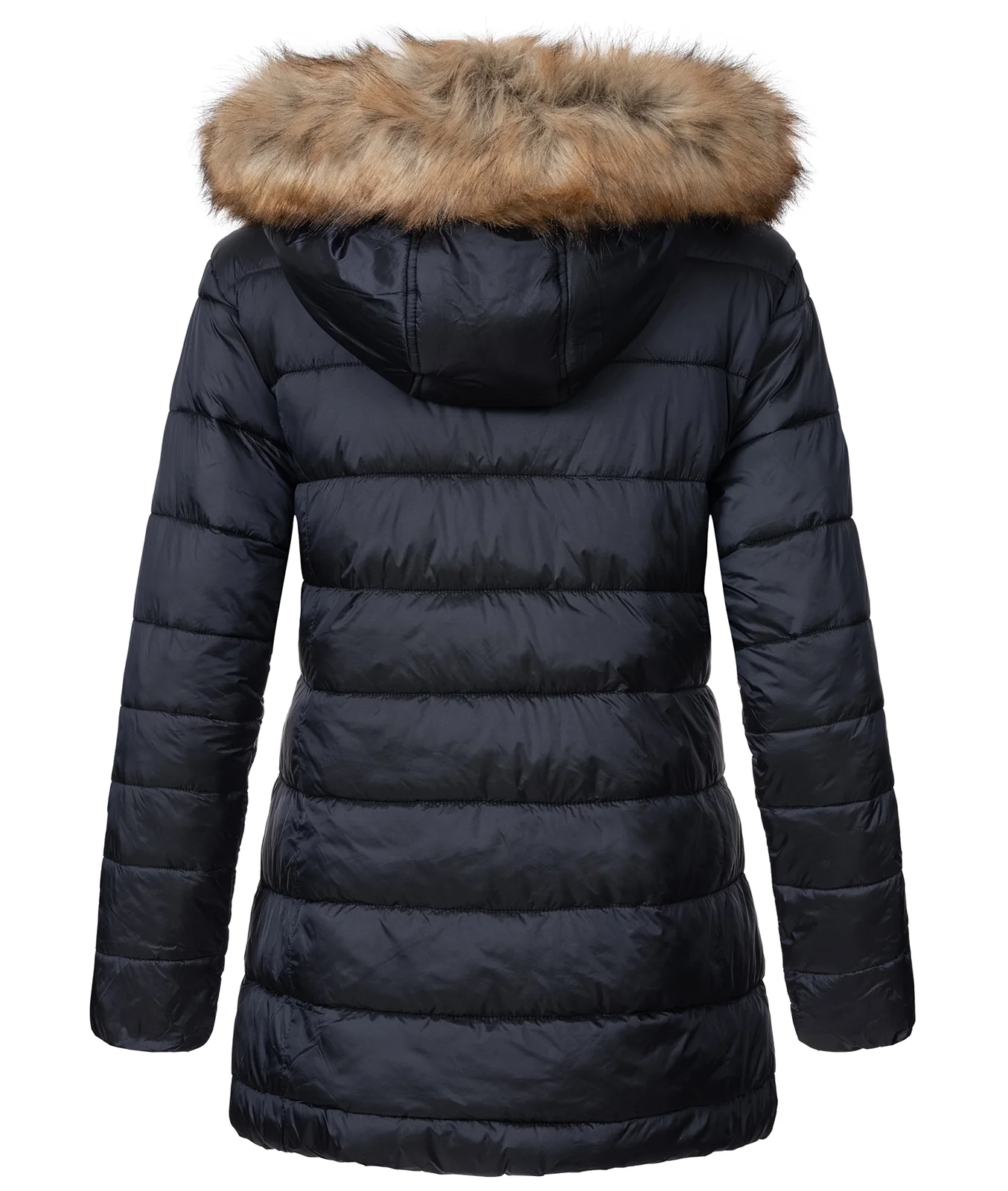 Geographical Norway Damen Winter Jacke mit Kunstfellkragen D-458 - Image 10