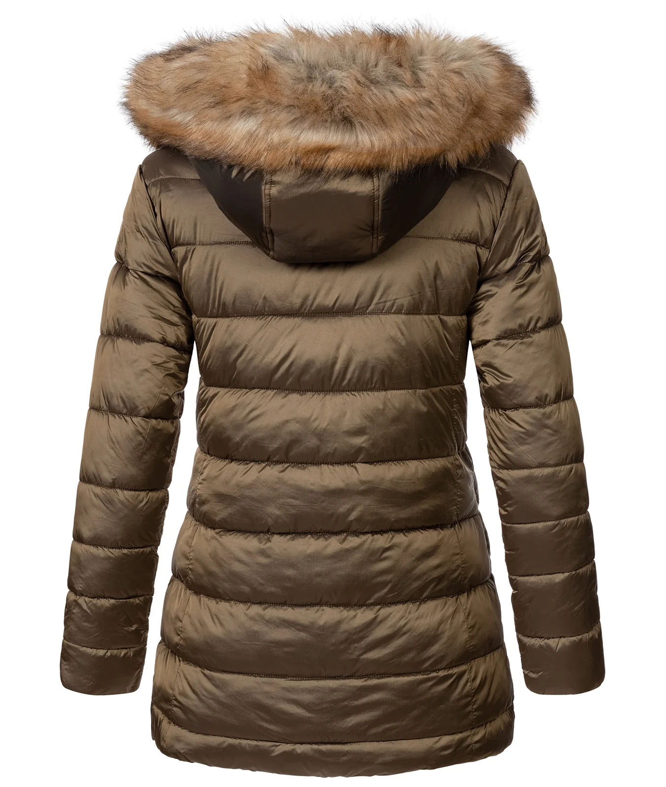 Geographical Norway Damen Winter Jacke mit Kunstfellkragen D-458 - Image 13