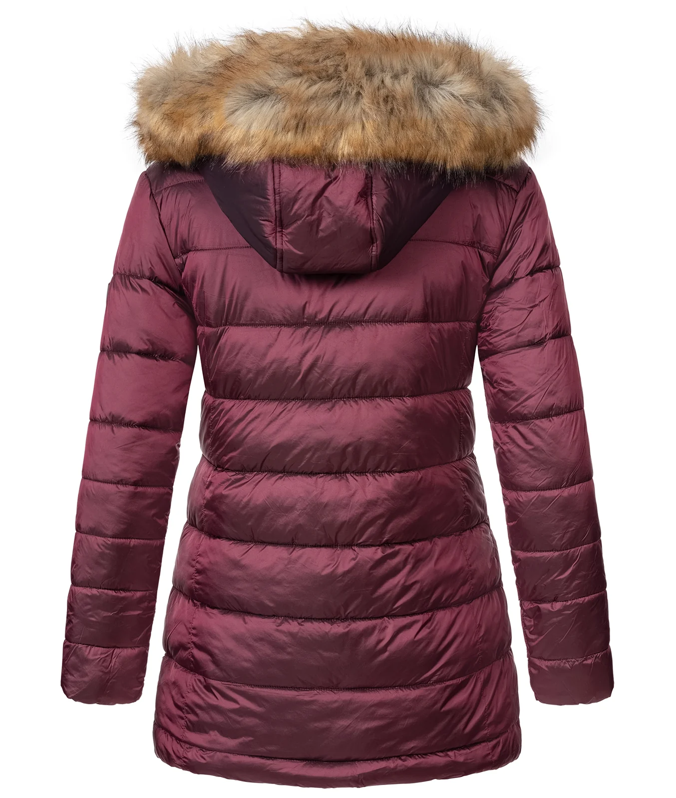 Geographical Norway Damen Winter Jacke mit Kunstfellkragen D-458 - Image 16