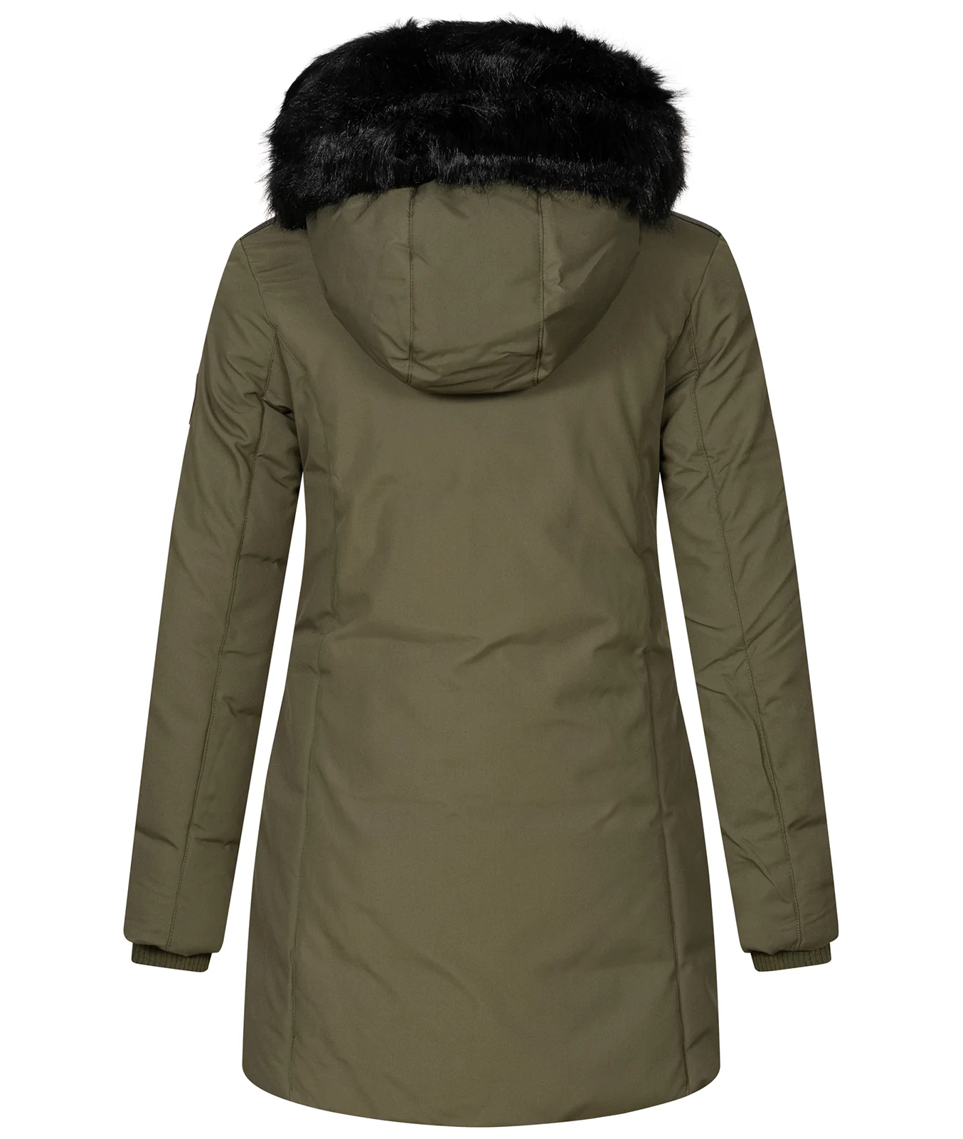 Geographical Norway Damen Winter Mantel mit Kunstfellkragen D-450 - Image 11