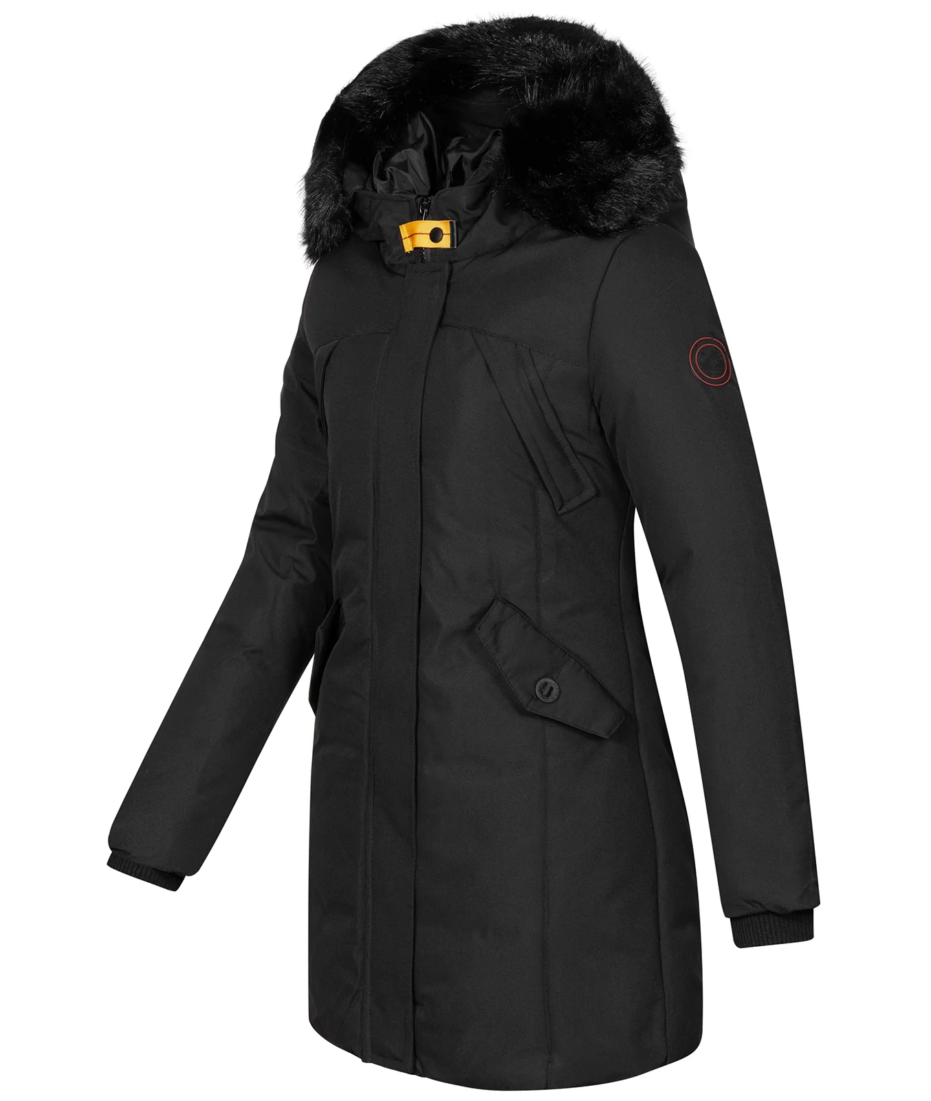 Geographical Norway Damen Winter Mantel mit Kunstfellkragen D-450 - Image 13