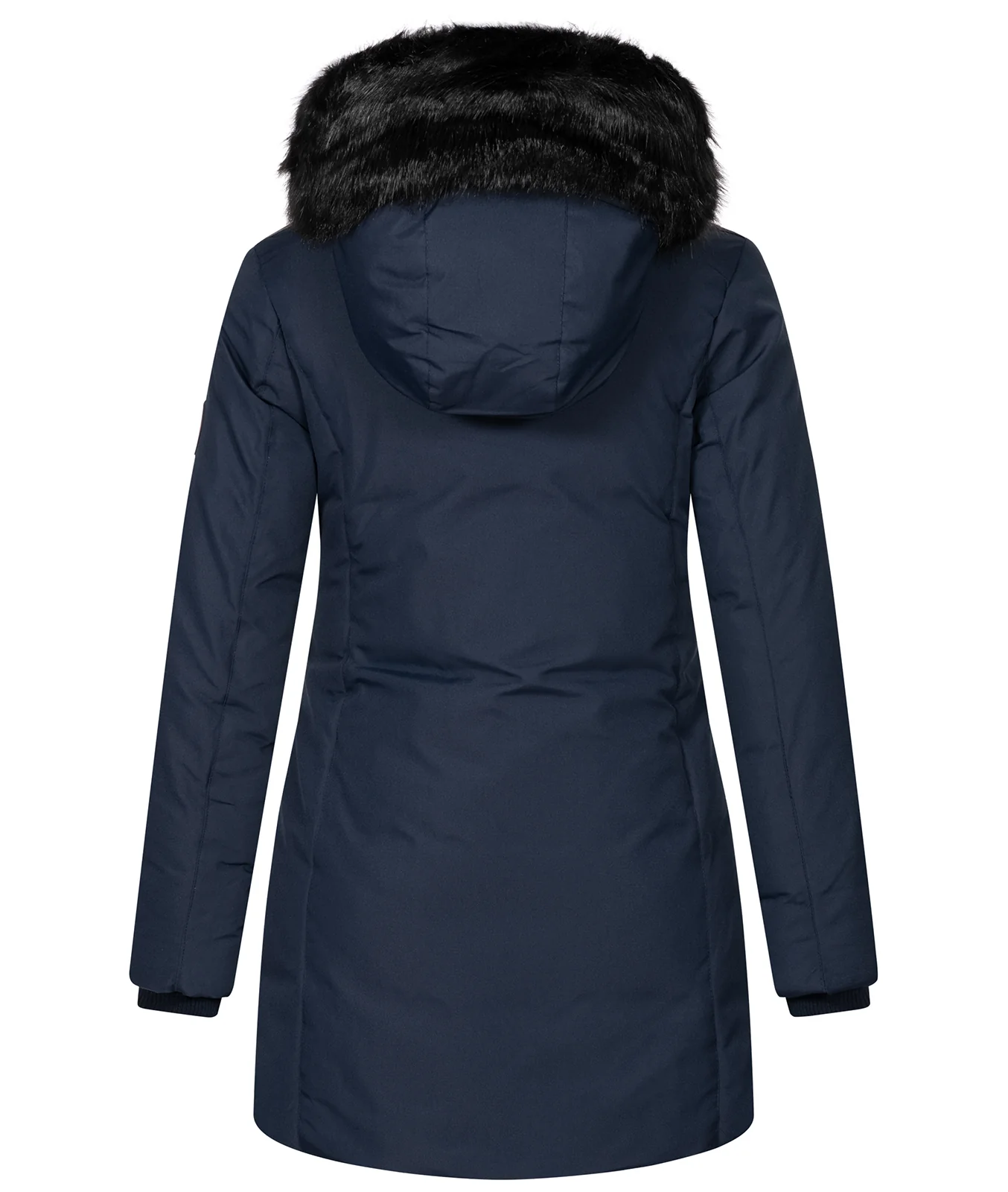 Geographical Norway Damen Winter Mantel mit Kunstfellkragen D-450 - Image 3
