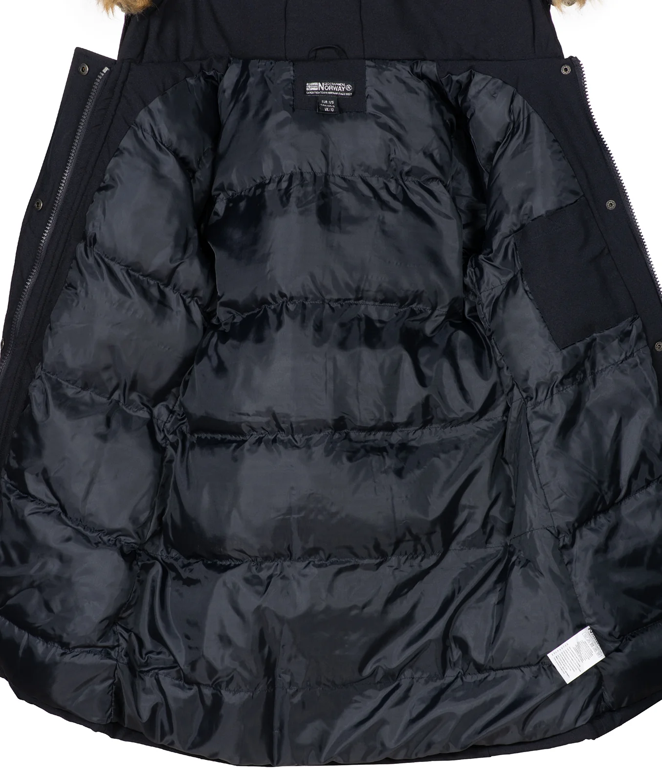 Geographical Norway Damen Winter Mantel mit Kunstfellkragen D-451 - Image 6